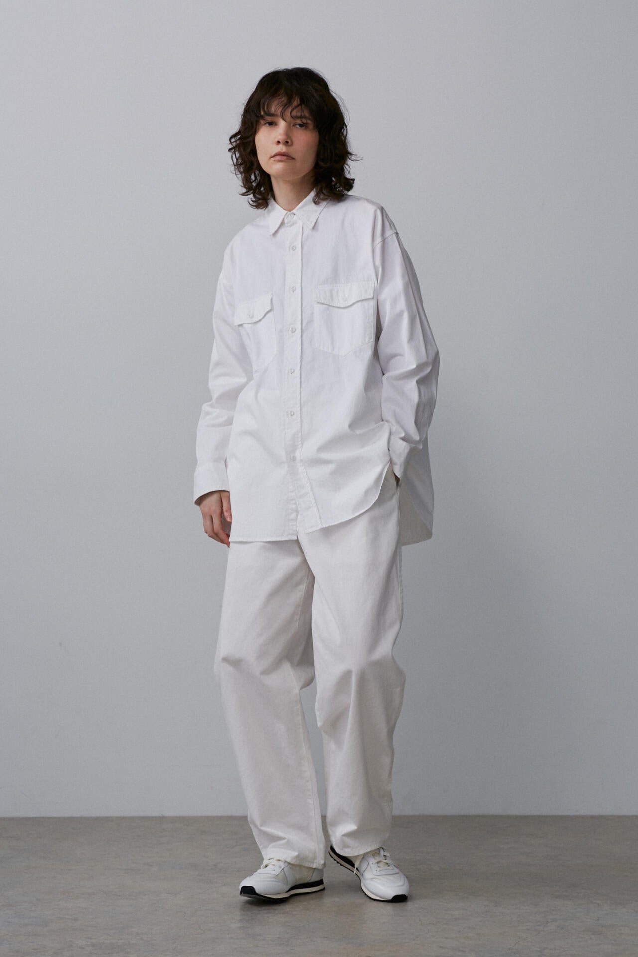 Y / ORGANIC COTTON HIGH DENSITY SATIN SHIRT