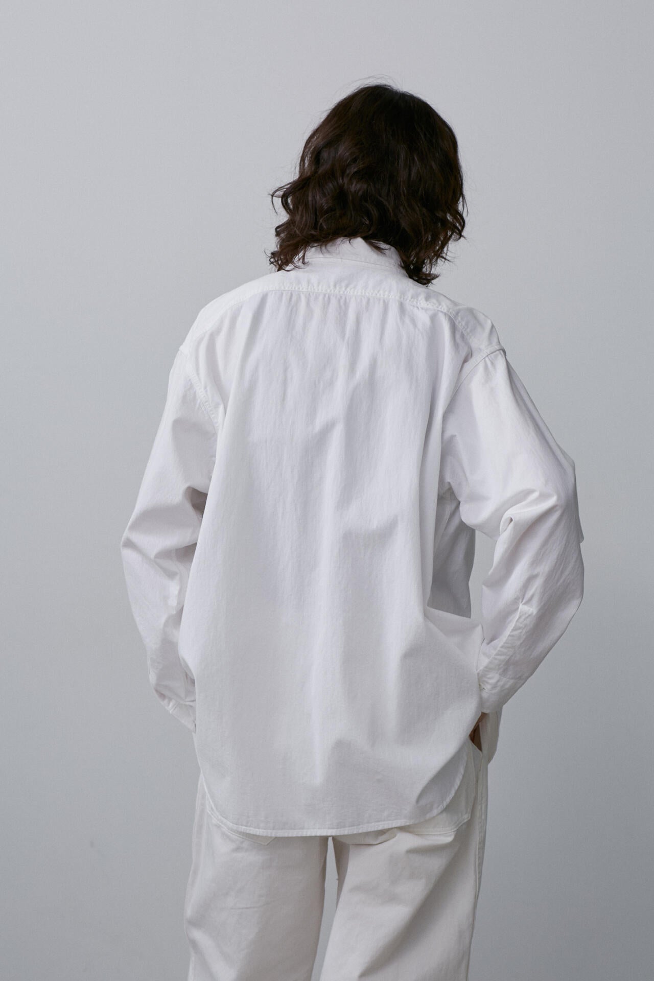 Y / ORGANIC COTTON HIGH DENSITY SATIN SHIRT