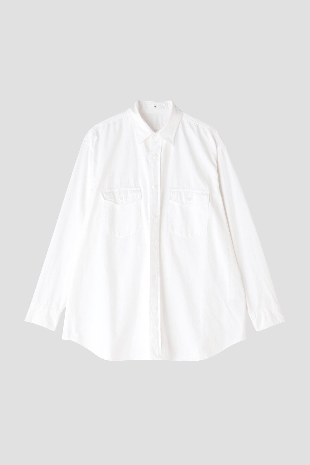 Y / ORGANIC COTTON HIGH DENSITY SATIN SHIRT