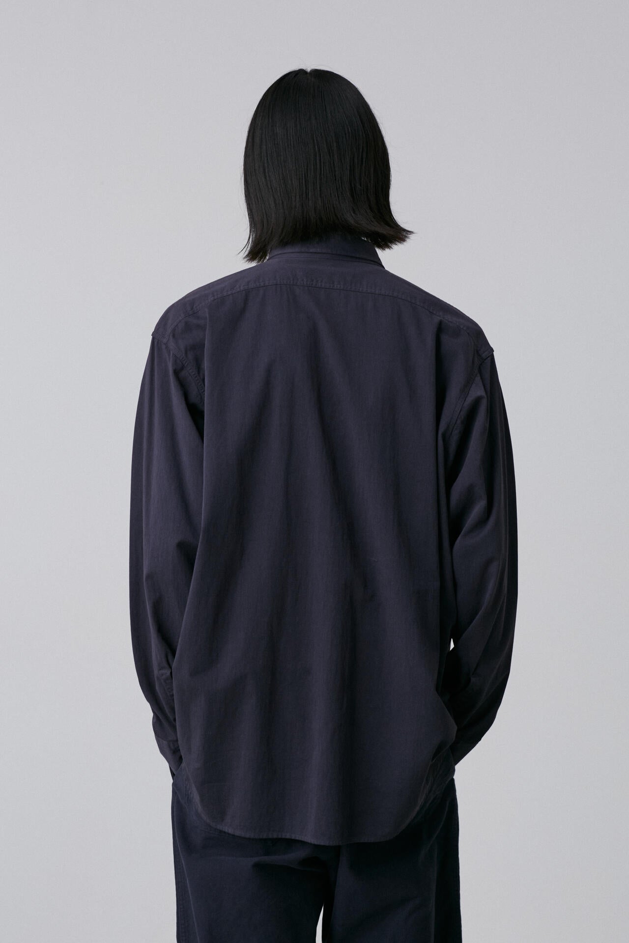 Y / ORGANIC COTTON HIGH DENSITY SATIN SHIRT