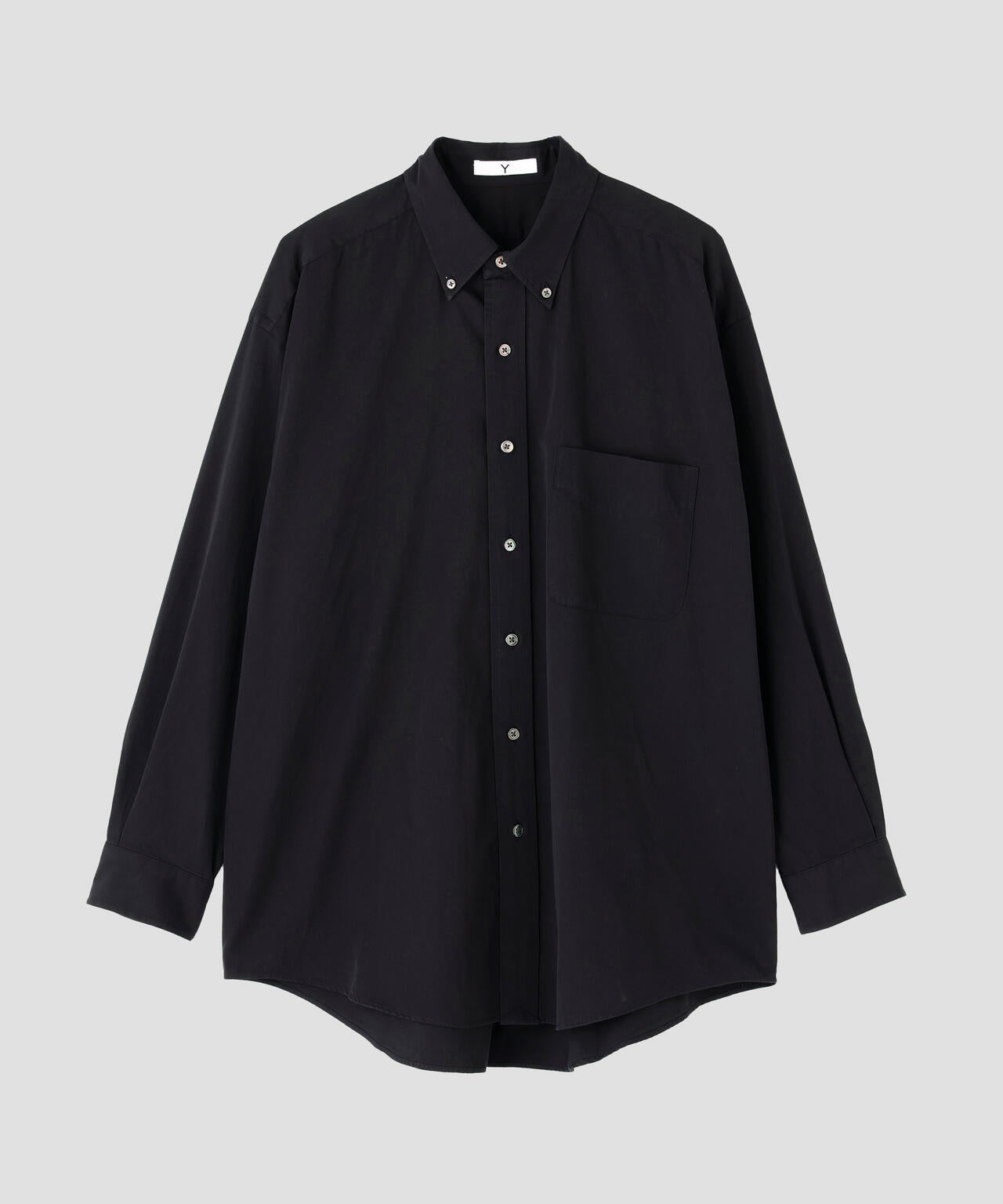 Y / ORGANIC COTTON WASHER SATIN SHIRT