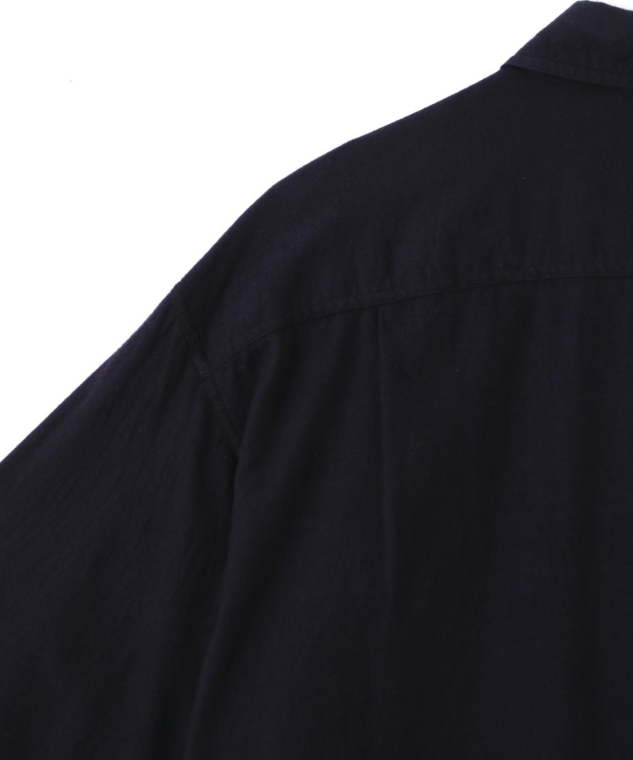Y / BRUSHED ORGANIC COTTON TENCEL SNAP SHIRT