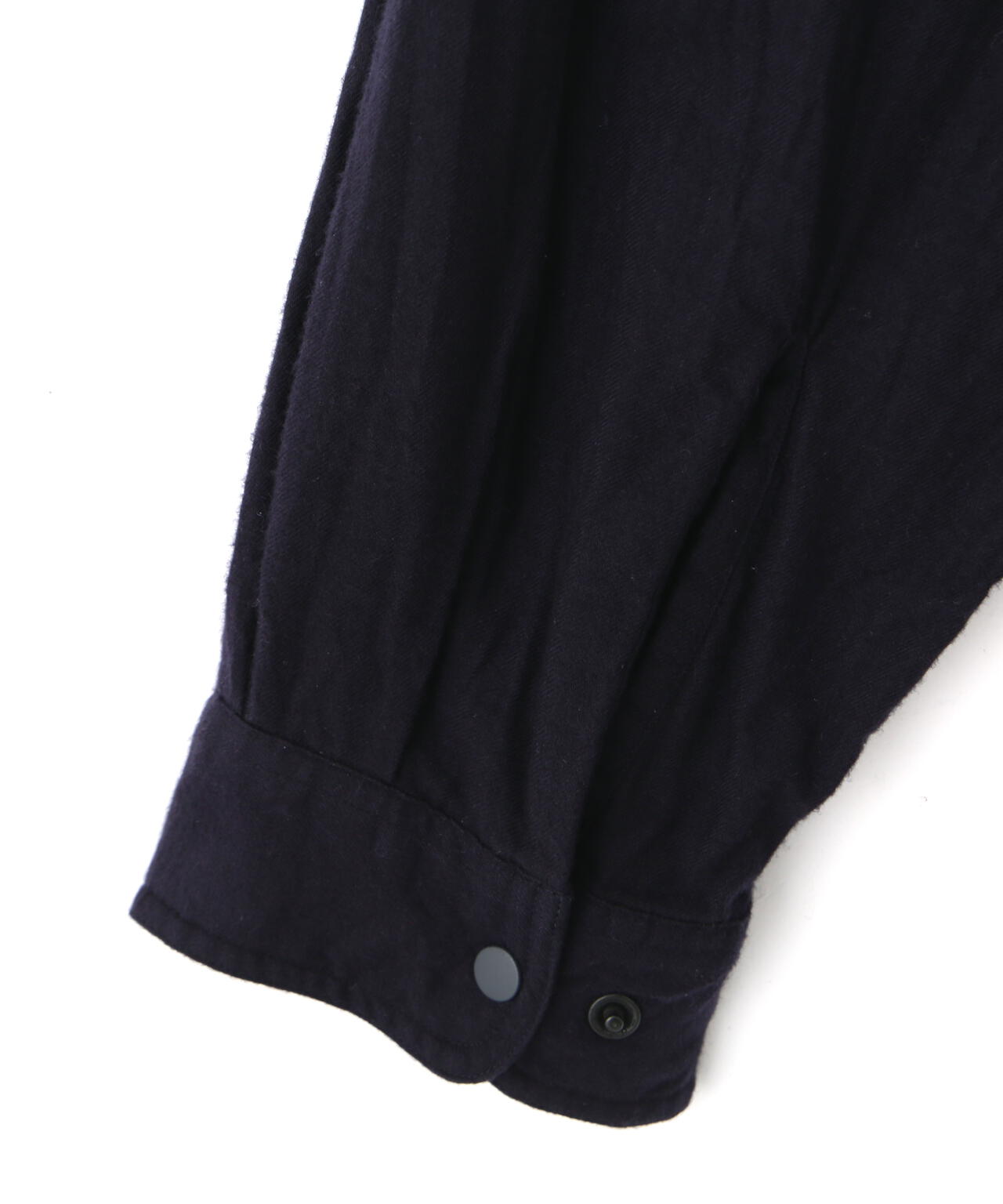 Y / BRUSHED ORGANIC COTTON TENCEL SNAP SHIRT