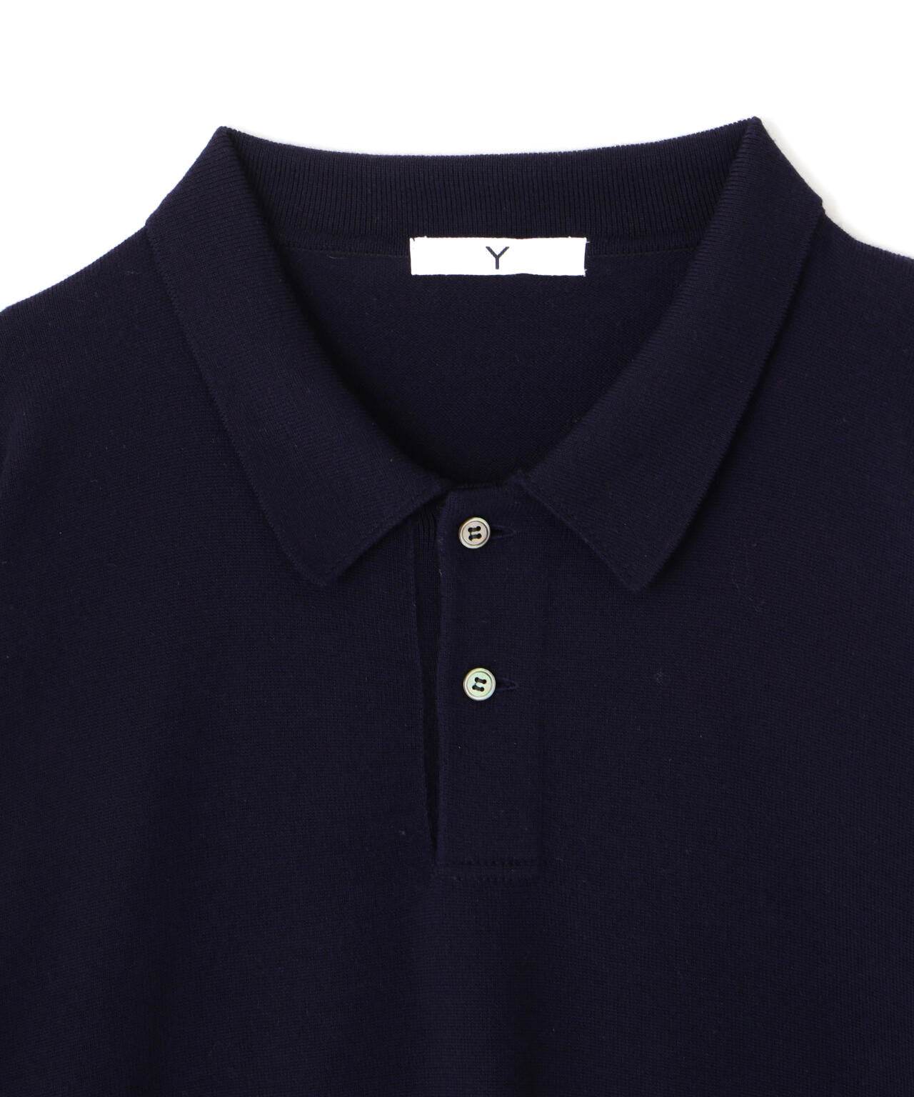 Y / NONMULESING WOOL KN POLO