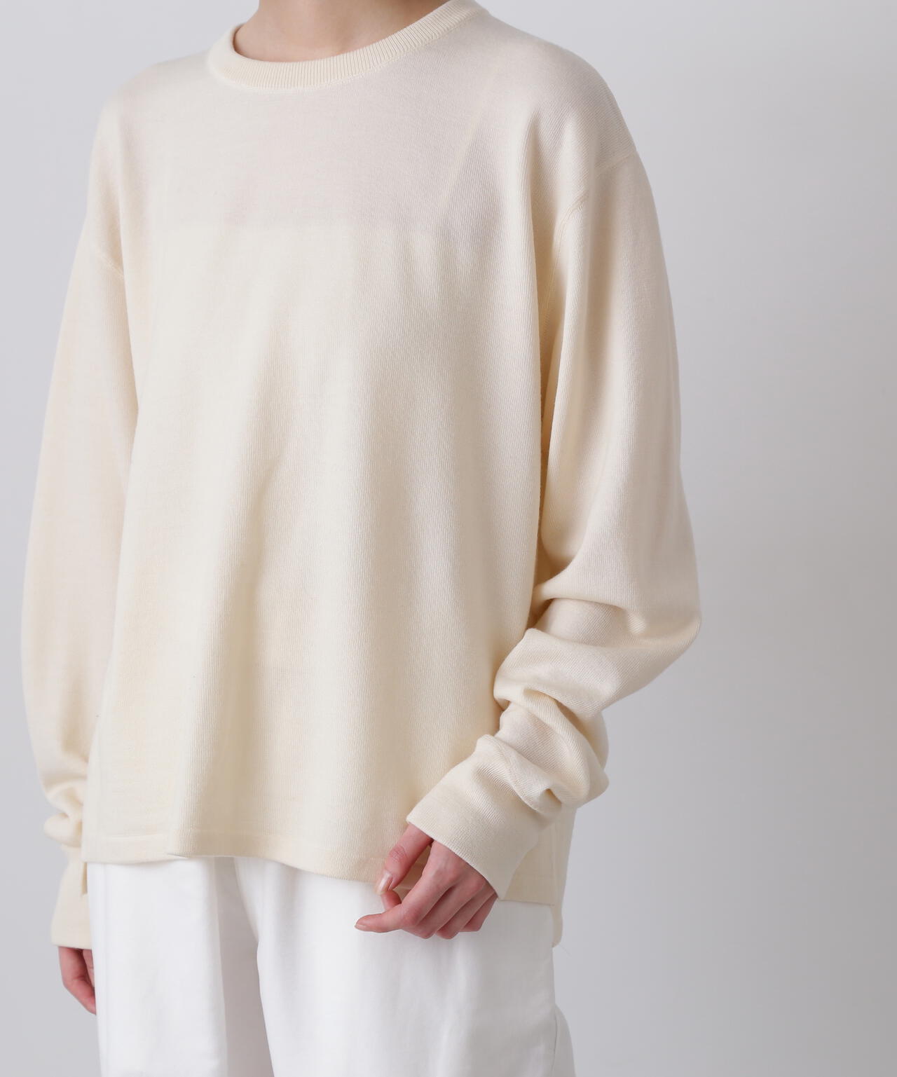 Y / NONMULESING WOOL KN PULL OVER