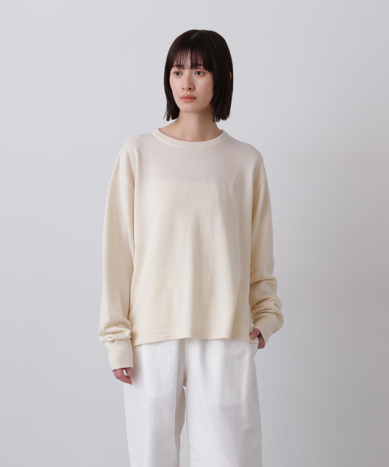 Y / NONMULESING WOOL KN PULL OVER