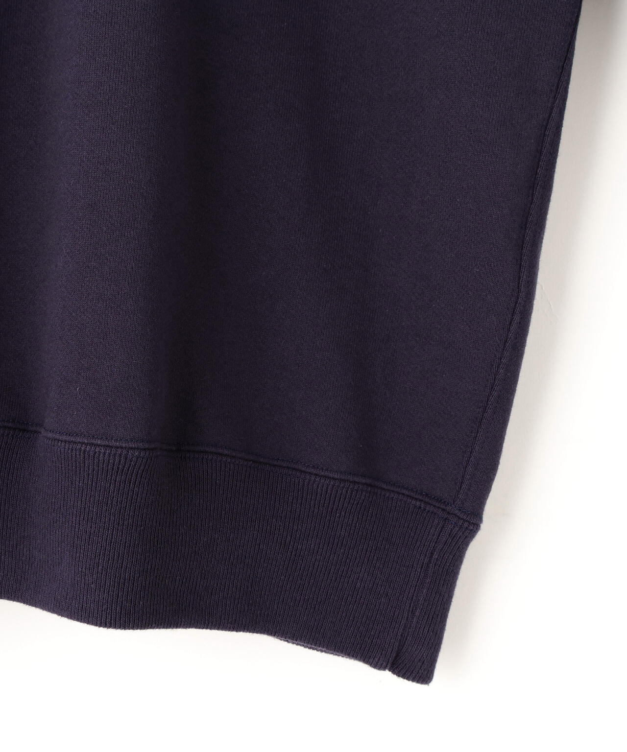 Y / ORGANIC COTTON BLEND HEAVY WEIGHT FLEECE CREW NECK