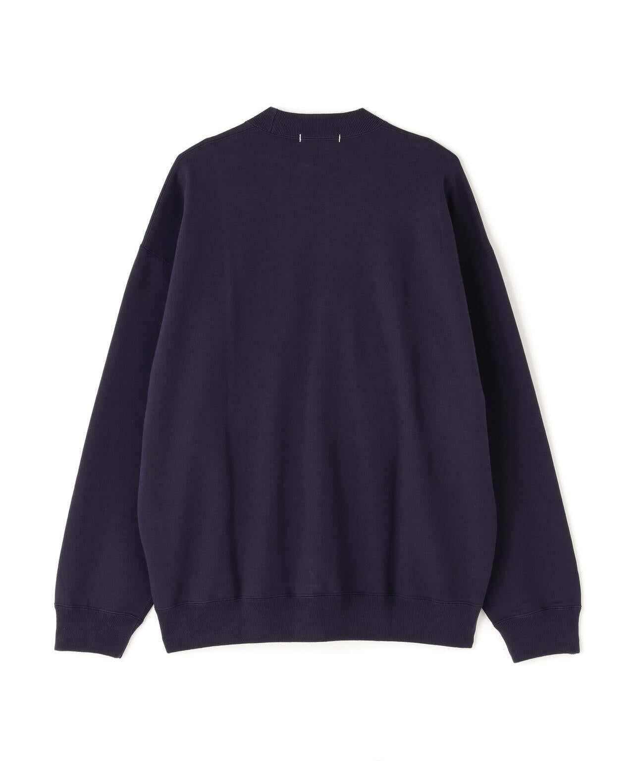Y / ORGANIC COTTON BLEND HEAVY WEIGHT FLEECE CREW NECK