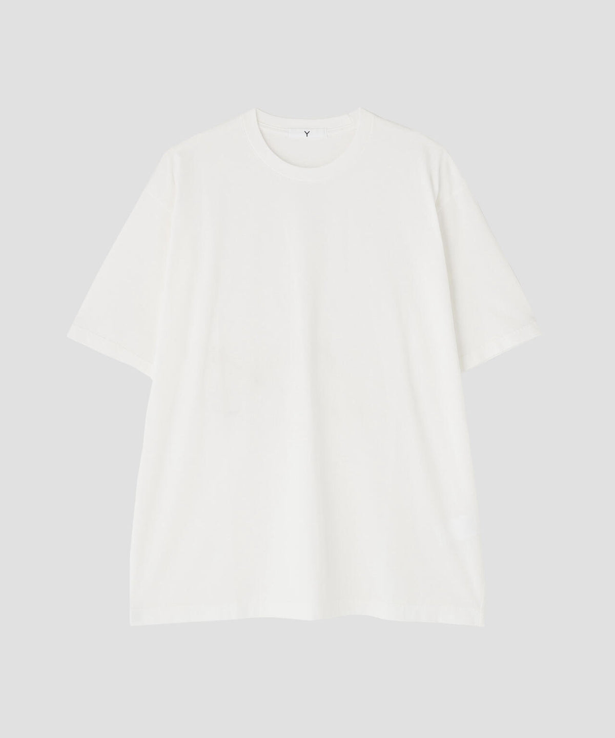 Y / ORGANIC COTTON JERSEY SHORT SLEEVE T‐SHIRT