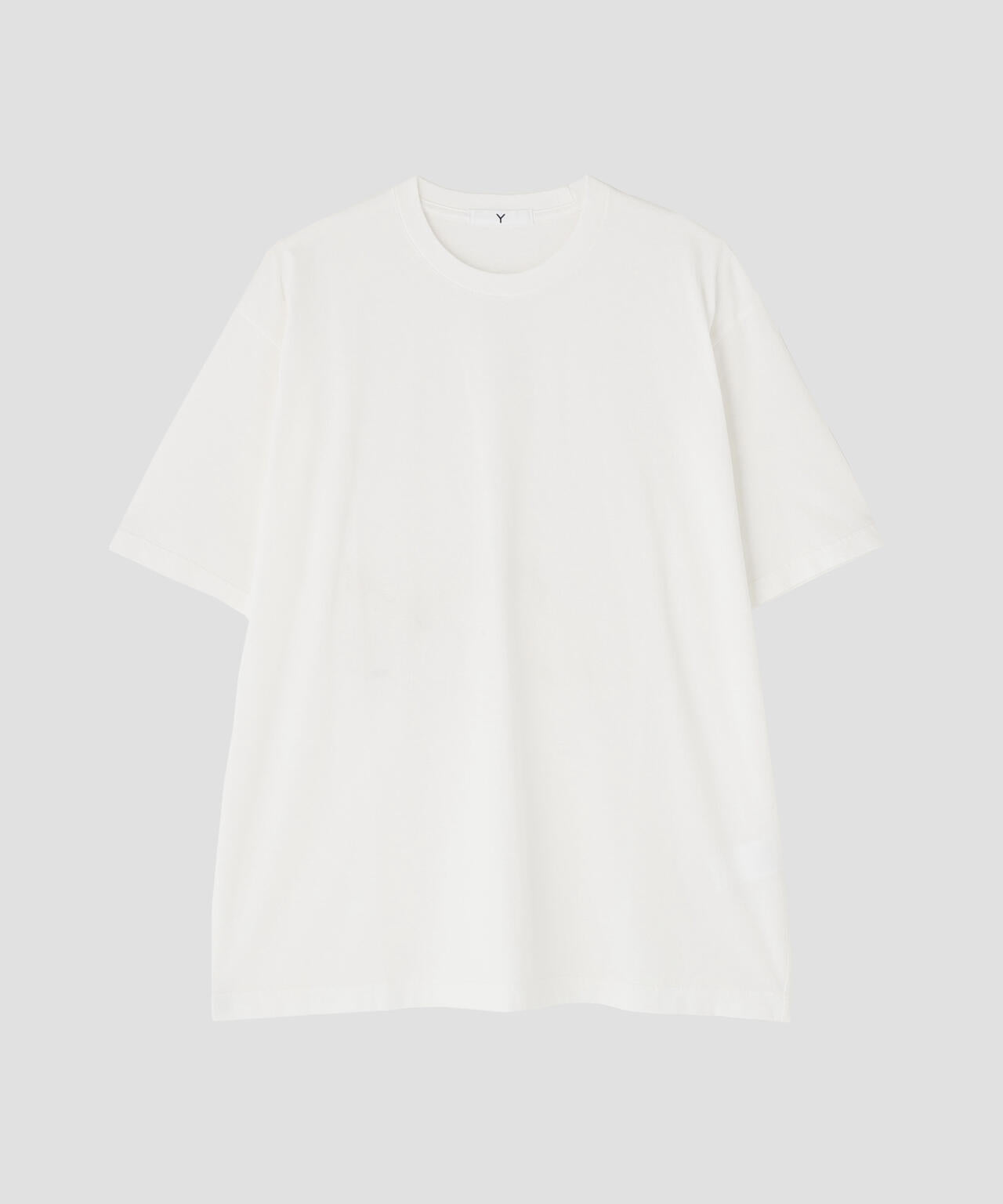 Y / ORGANIC COTTON JERSEY SHORT SLEEVE T‐SHIRT