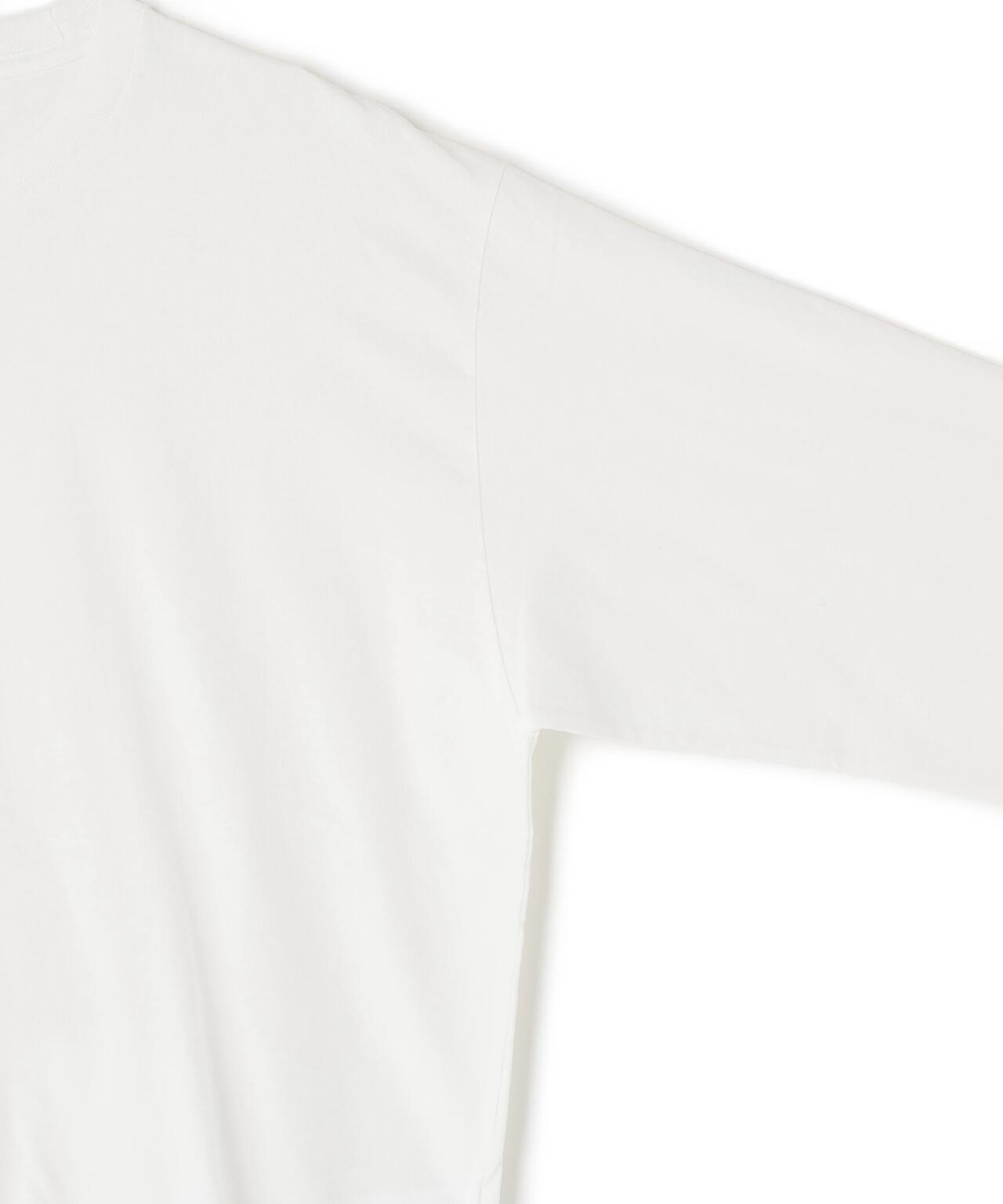Y / ORGANIC COTTON JERSEY LONG SLEEVE T‐SHIRT