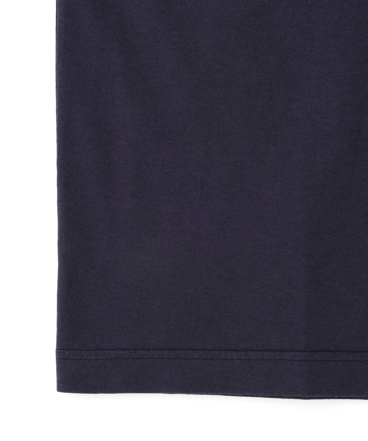 Y / ORGANIC COTTON JERSEY MOCK NECK SHORT SLEEVE T‐SHIRT