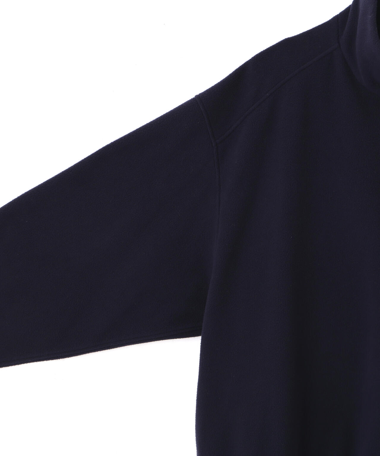 Y / RECYCLE POLYESTER FLEECE HALF ZIP PULL OVER