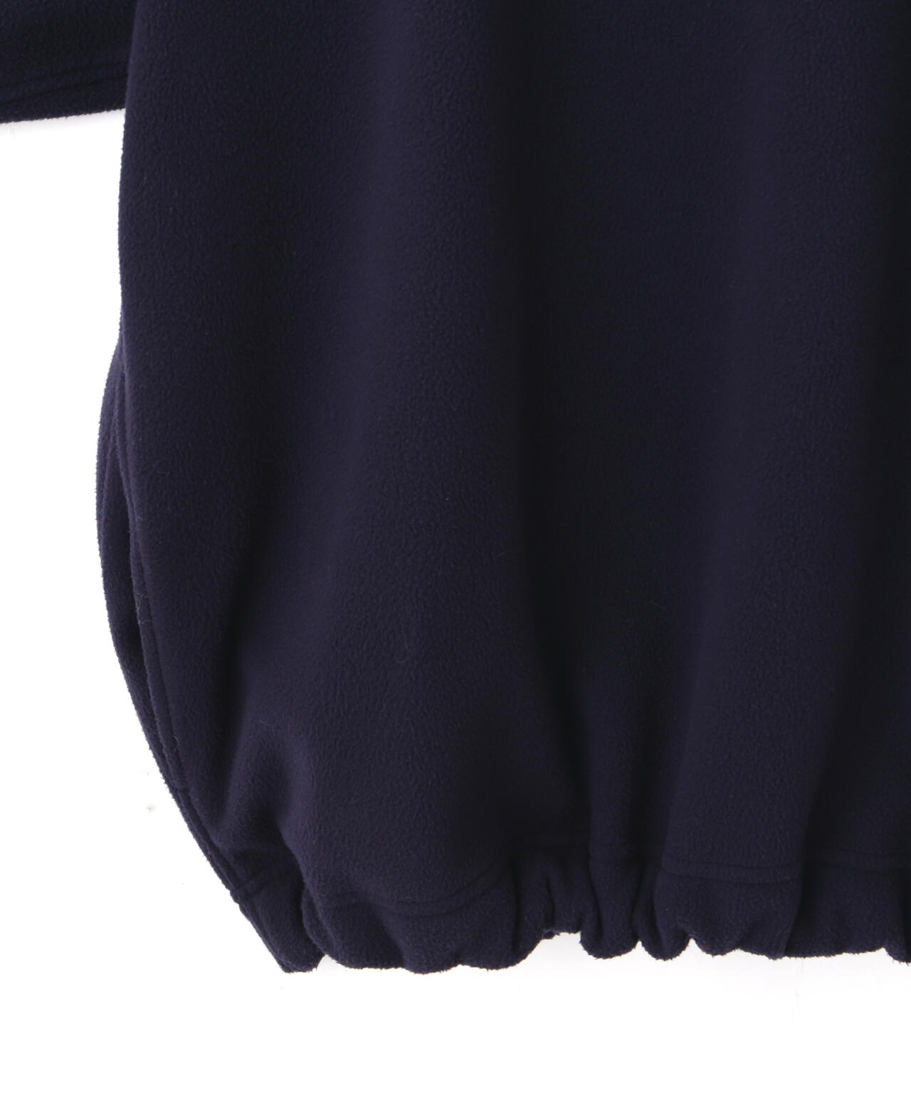 Y / RECYCLE POLYESTER FLEECE HALF ZIP PULL OVER