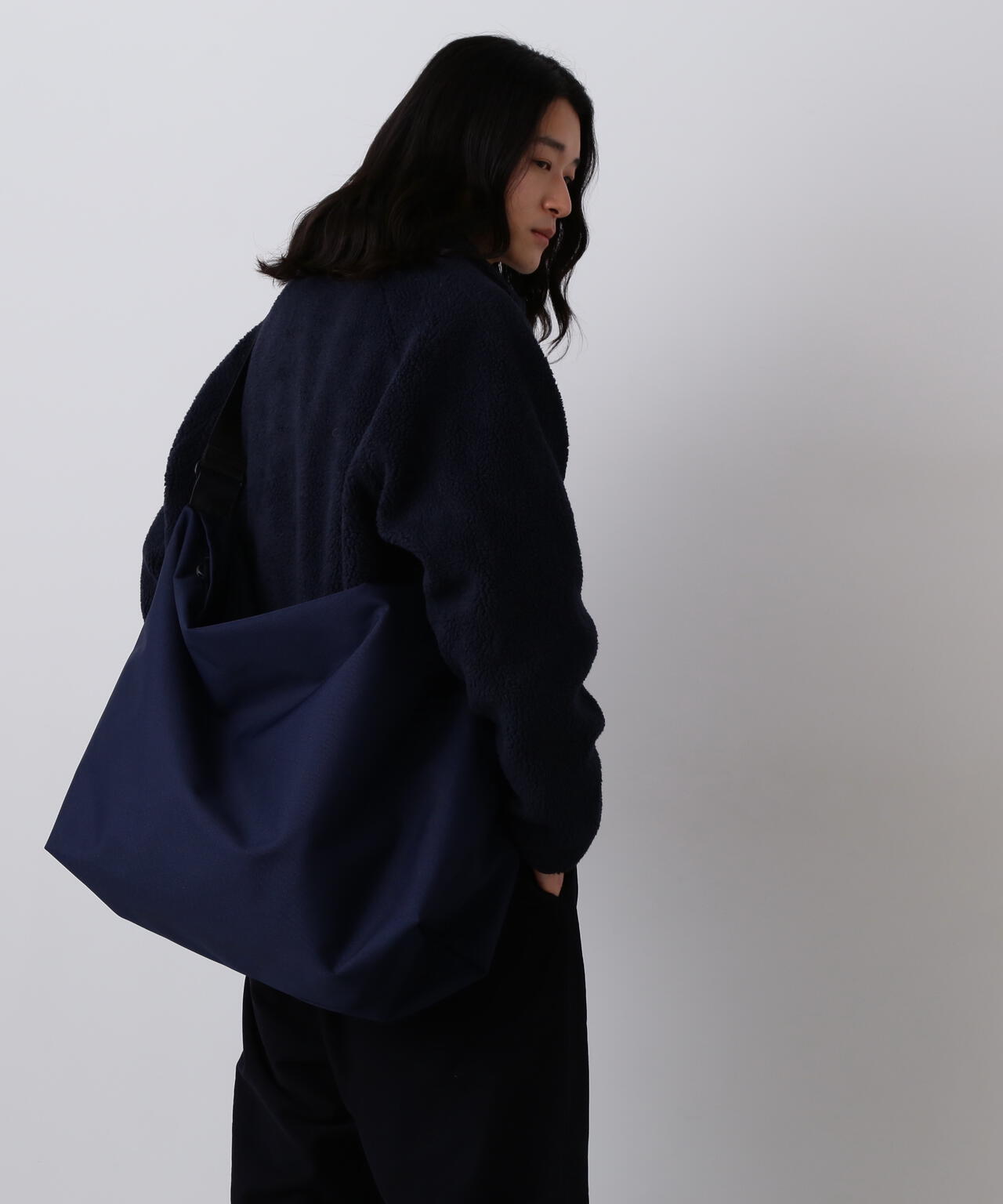 Y / CORDURA ECOMADE CANVAS SHOULDER BAG L