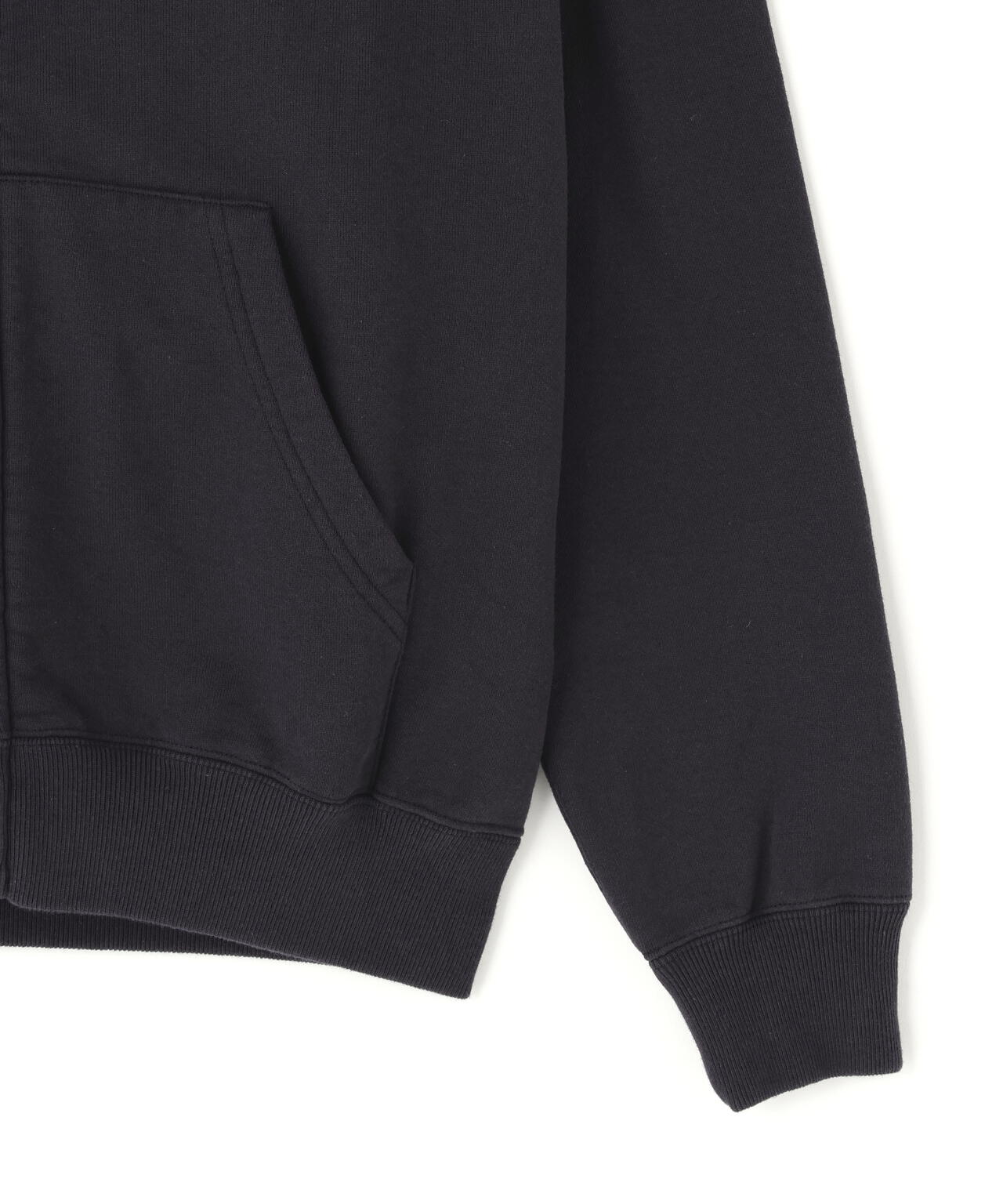 Y / ORGANIC COTTON HEAVY WEIGHT FLEECE ZIP UP BLOUSON