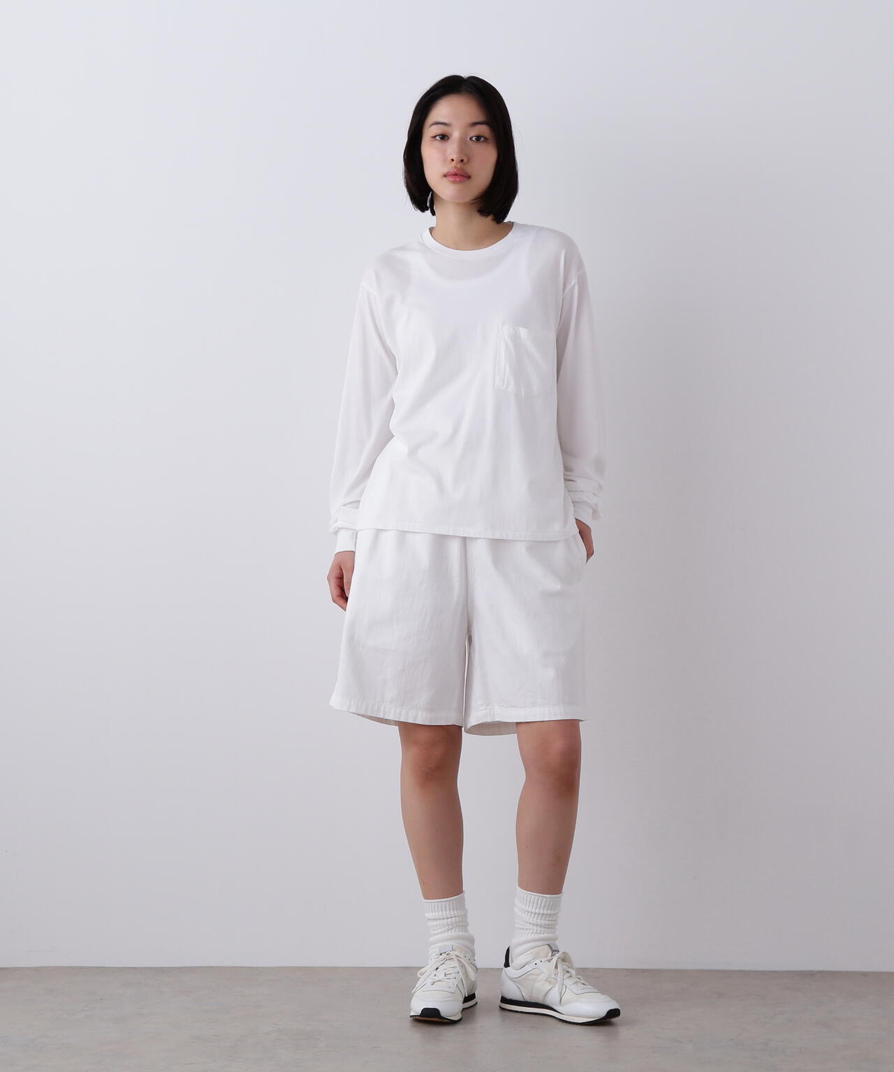 Y / ORGANIC COTTON LIGHT DENIM SHORTS