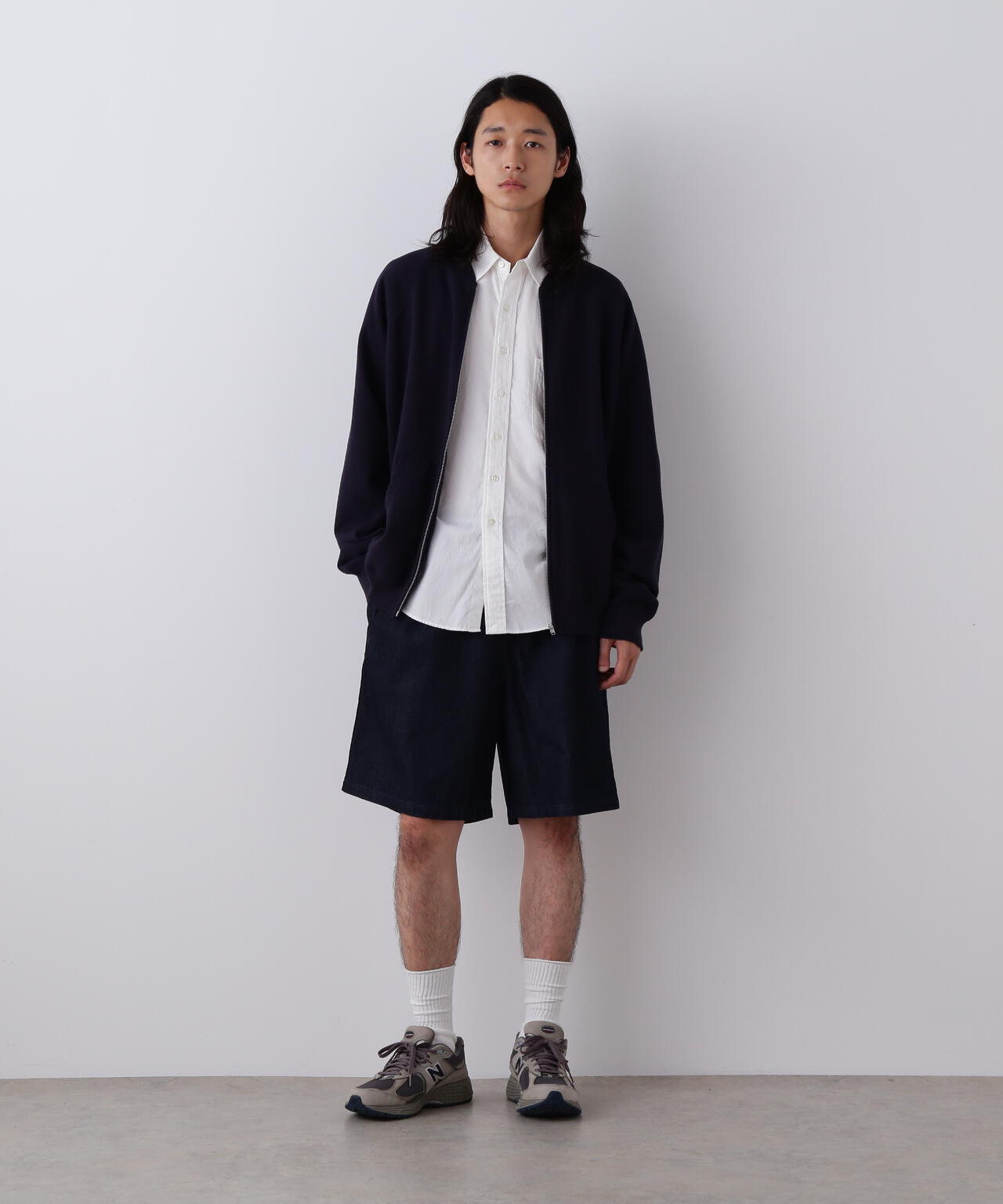 Y / ORGANIC COTTON LIGHT DENIM SHORTS