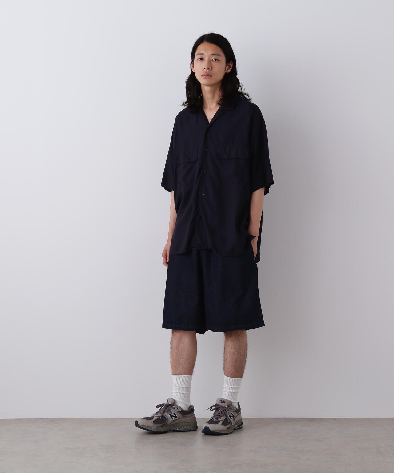 Y / ORGANIC COTTON LIGHT DENIM SHORTS