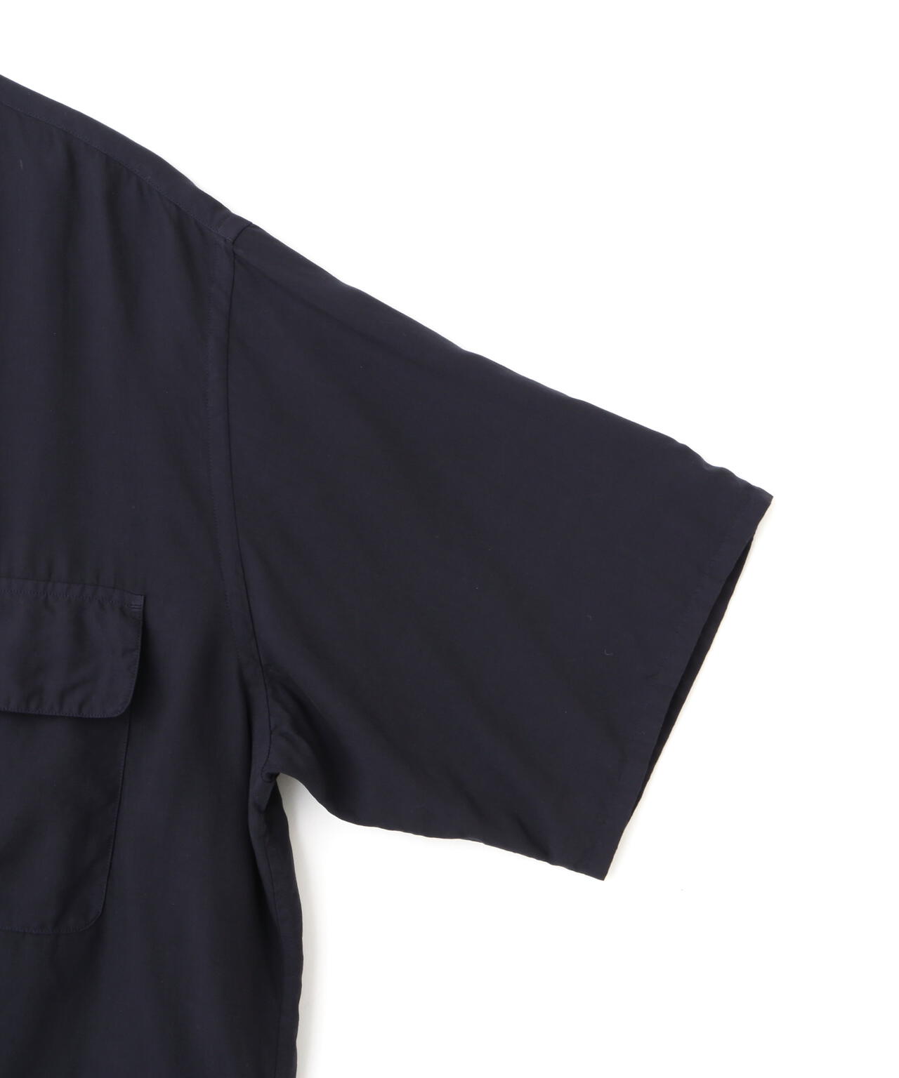 Y / TENCEL POPLIN OPEN COLLAR SHIRT