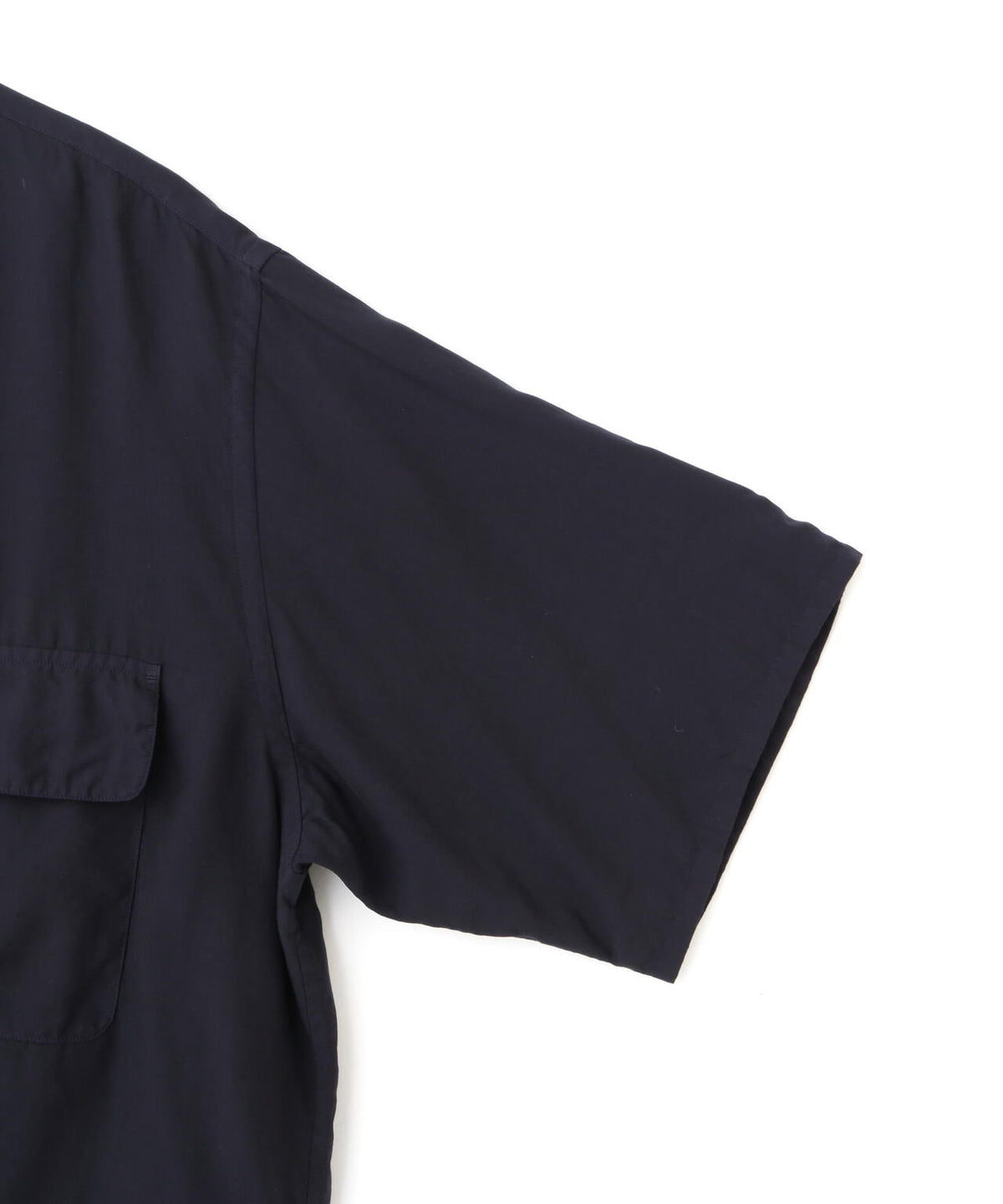Y / TENCEL POPLIN OPEN COLLAR SHIRT
