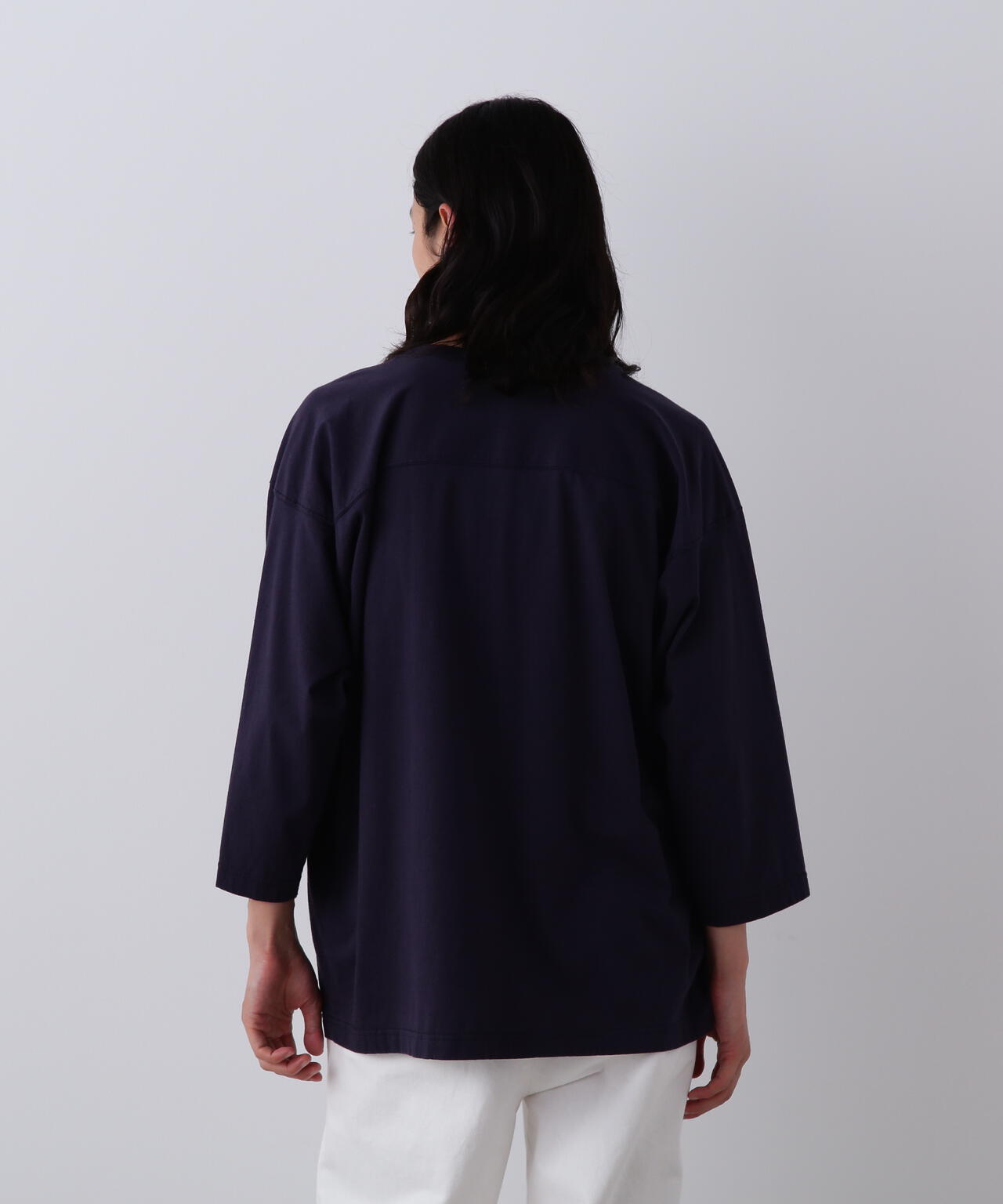 Y / ORGANIC COTTON JERSEY FOOTBALL T-SHIRT