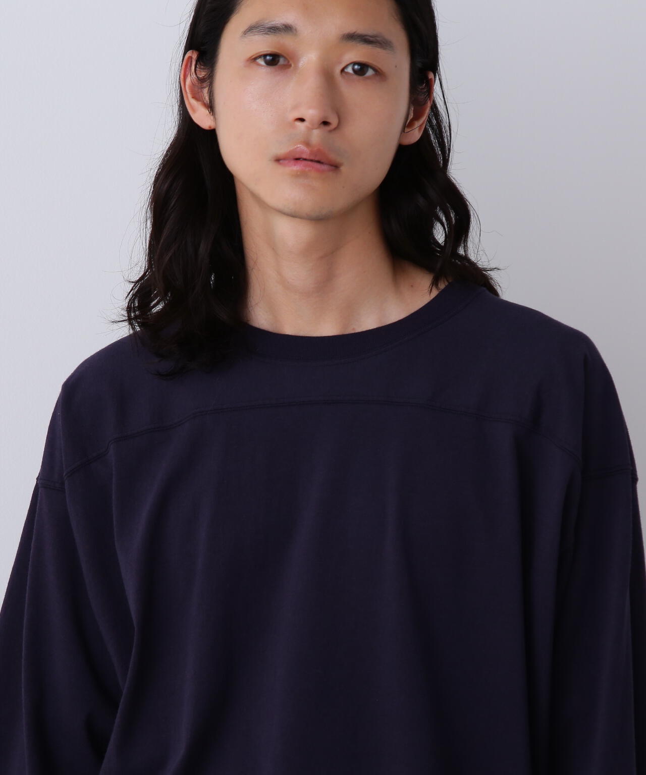 Y / ORGANIC COTTON JERSEY FOOTBALL T-SHIRT