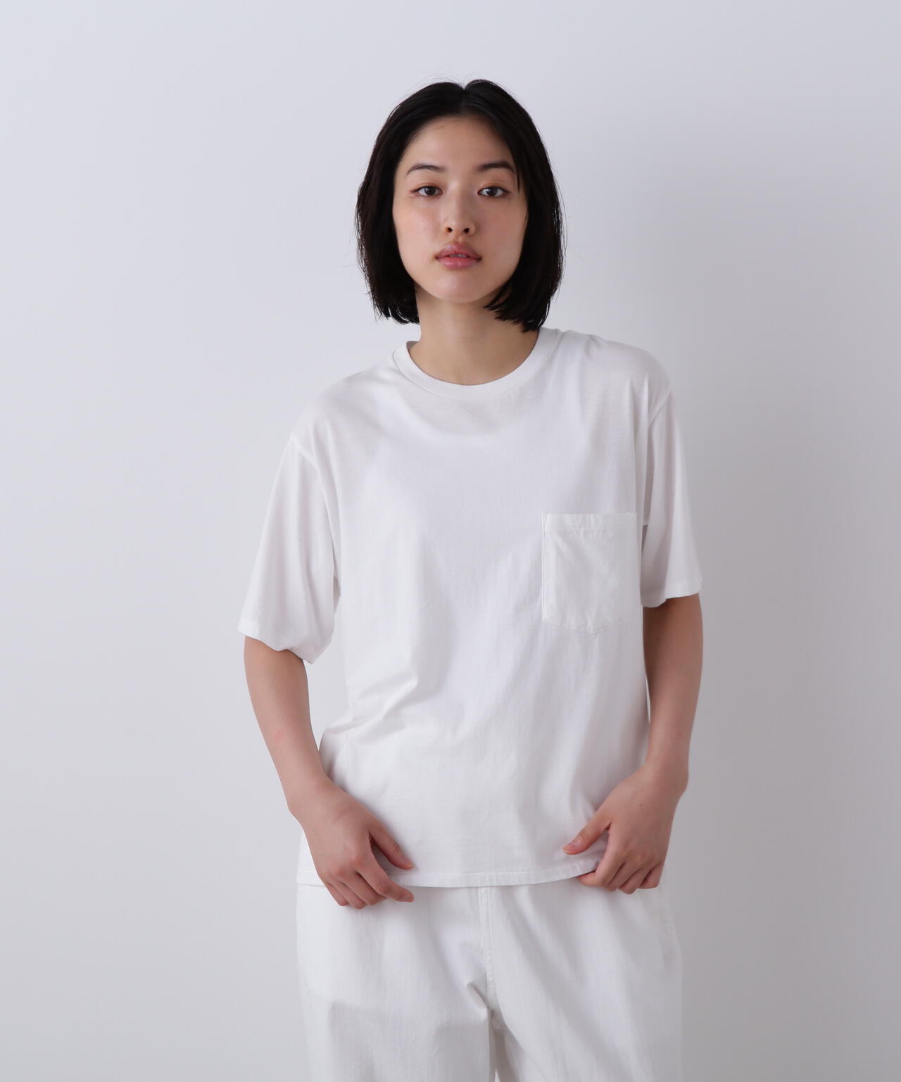 Y / SOFT ORGANIC COTTON JERSEY SHORT SLEEVE T-SHIRT