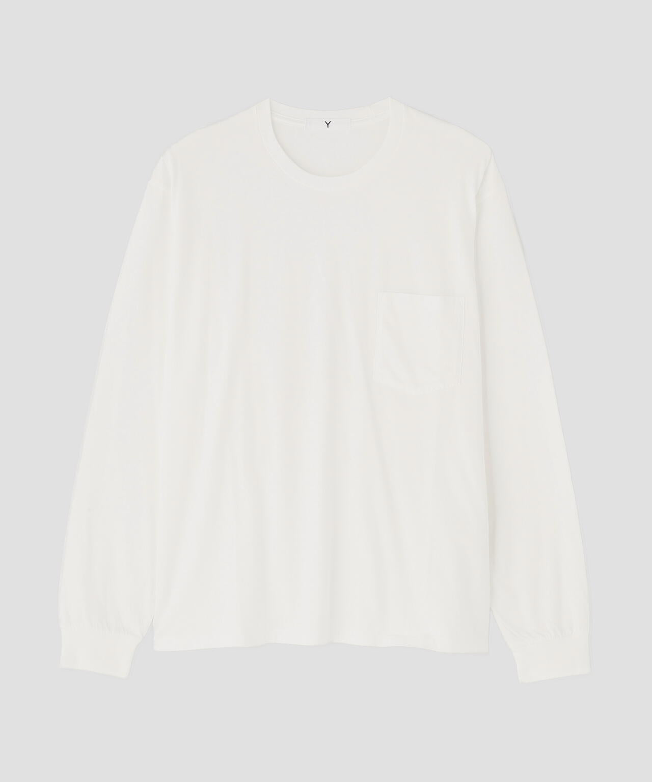 Y / SOFT ORGANIC COTTON JERSEY LONG SLEEVE T-SHIRT