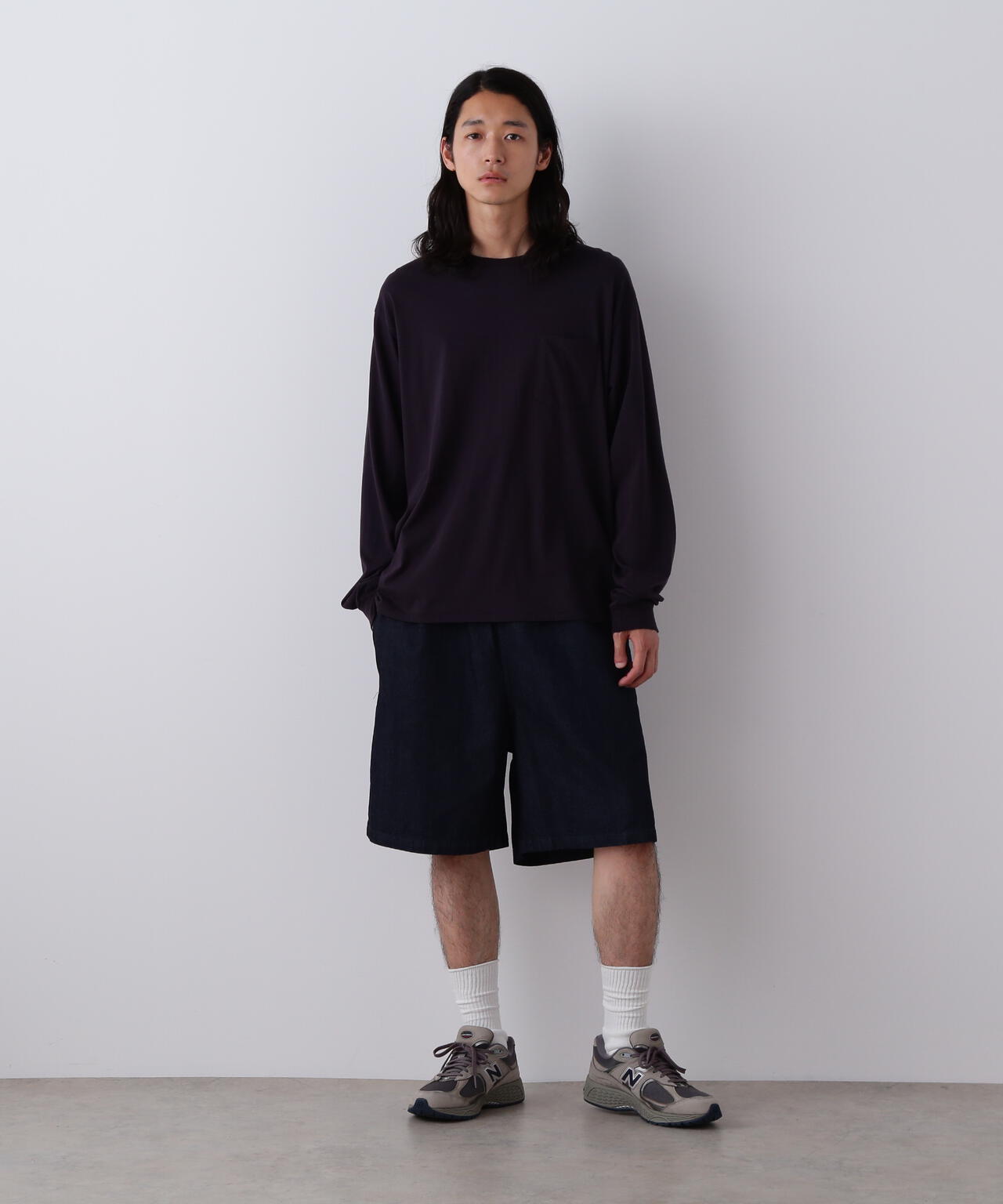 Y / SOFT ORGANIC COTTON JERSEY LONG SLEEVE T-SHIRT