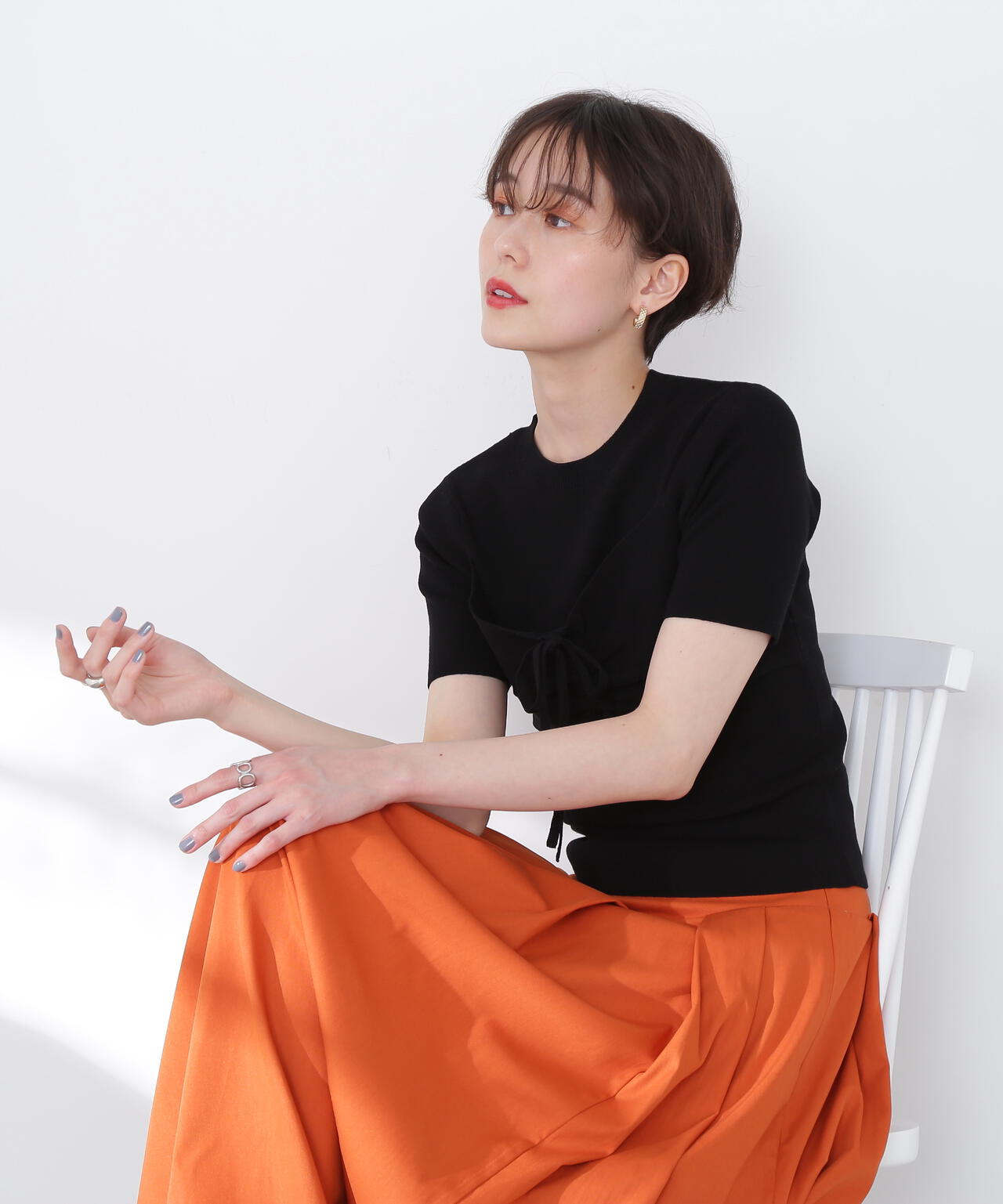 168cm/B76/W60/H86 着用サイズ:M