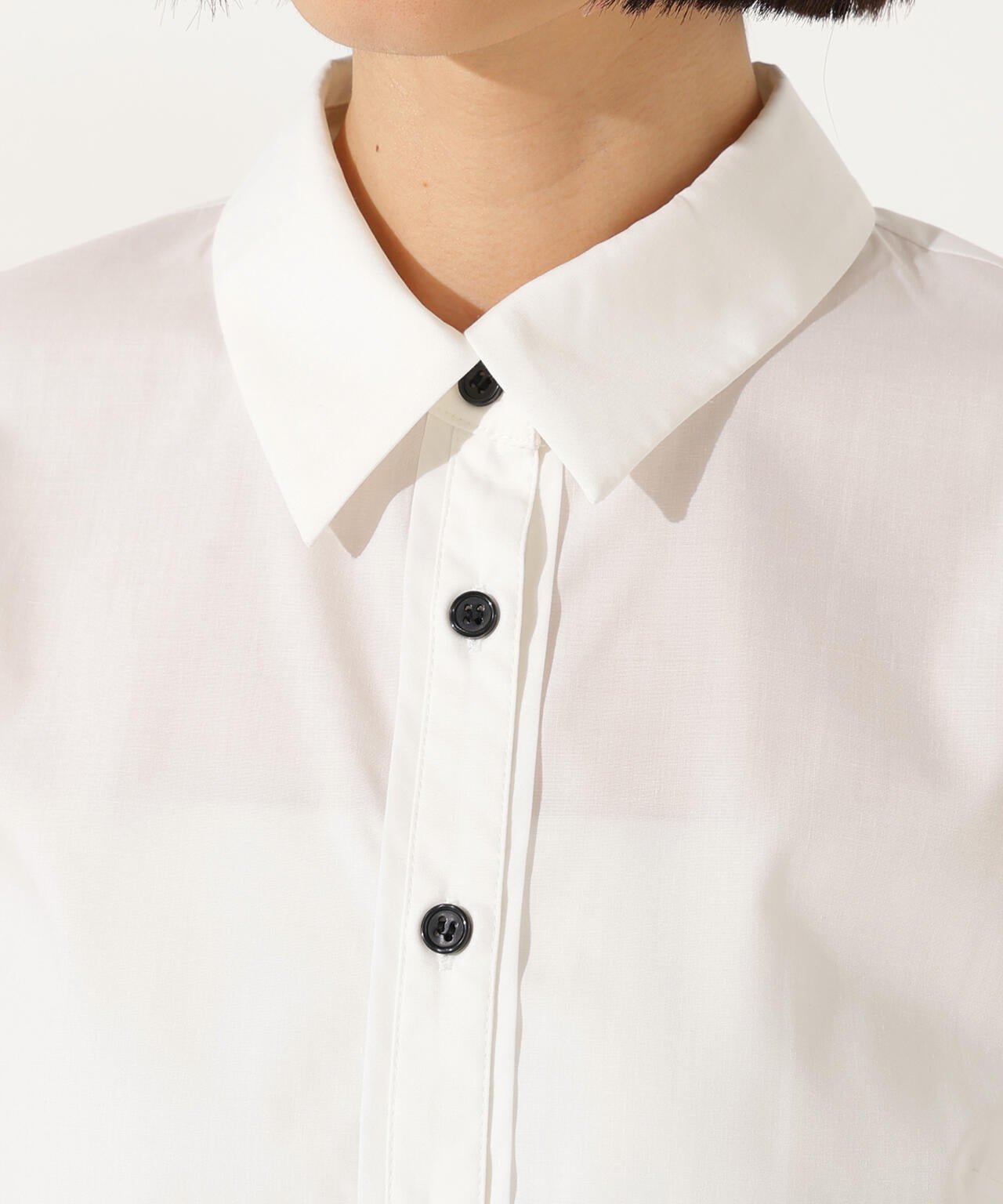 プリーツペプラムブラウス