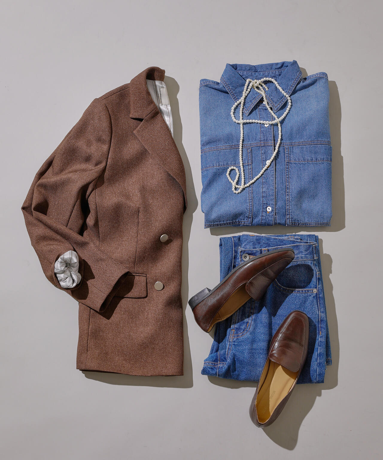 デニムオーバーシャツ