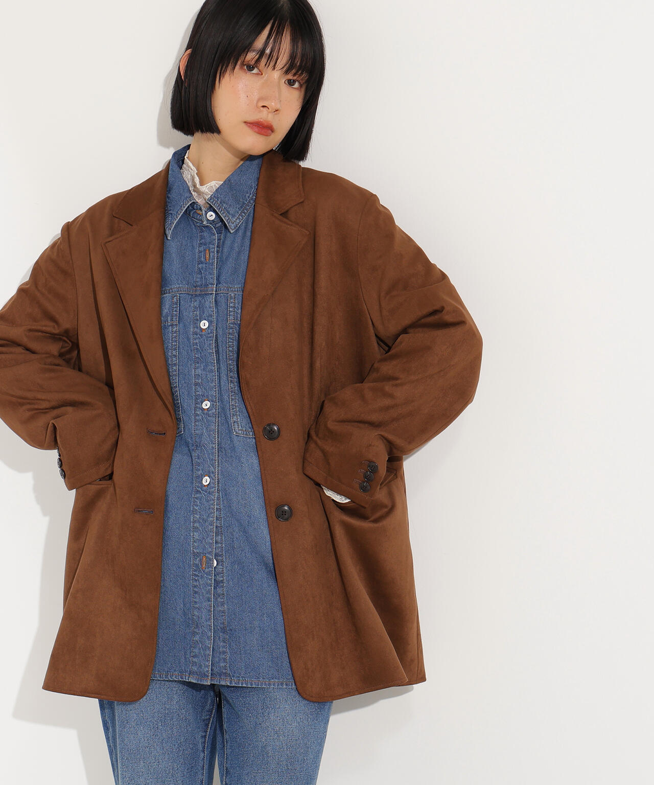 デニムオーバーシャツ