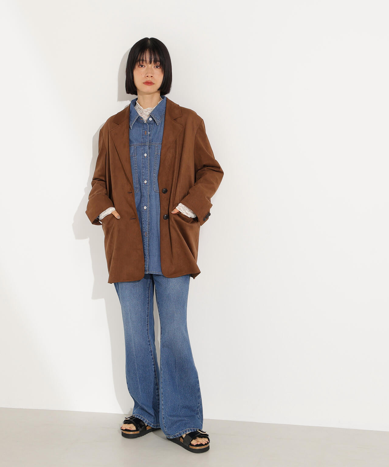 デニムオーバーシャツ