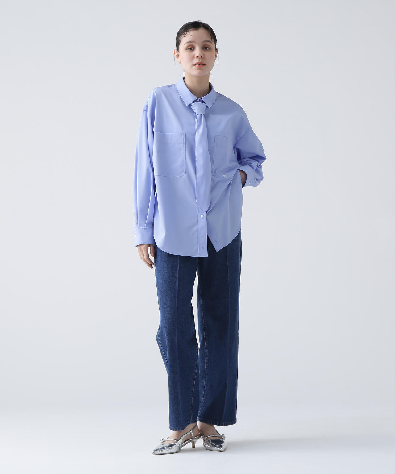 【365ユーティリティー】 洗えるマルチWAYBIGシャツ