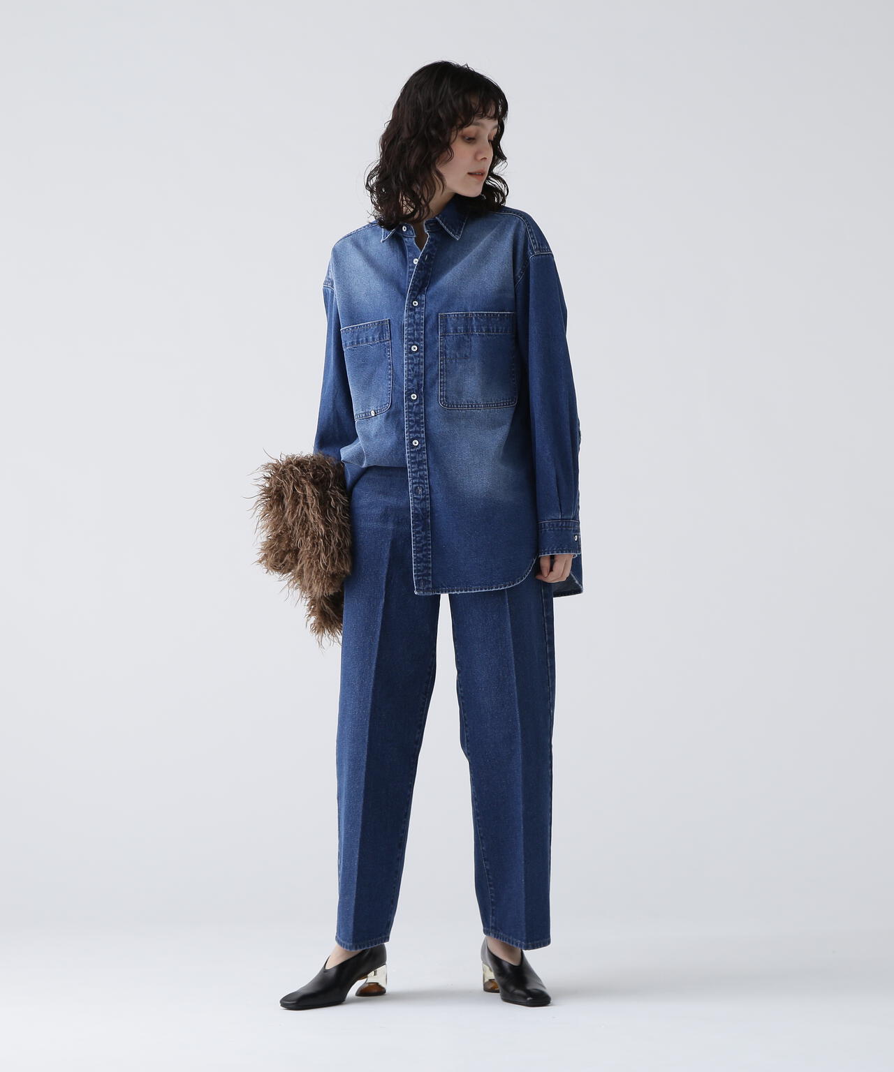 【365ユーティリティー】デニムBIGシャツ