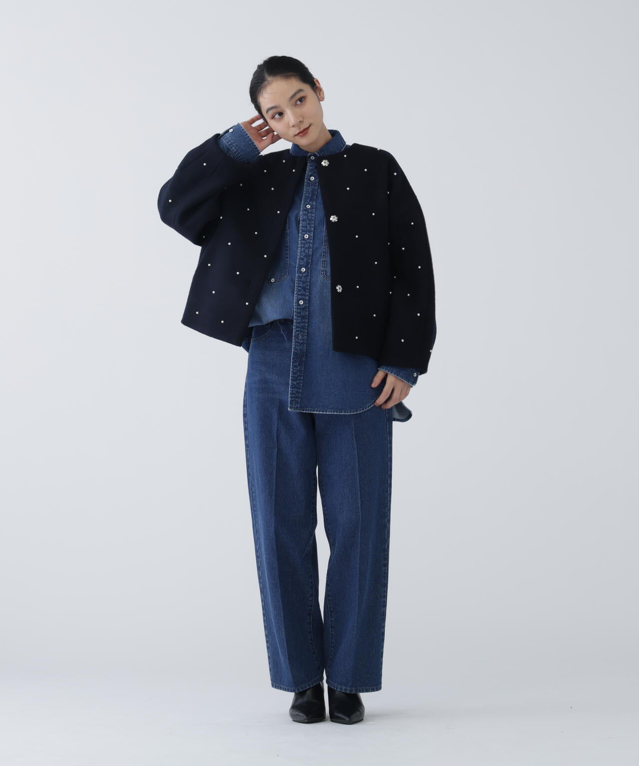 【365ユーティリティー】デニムBIGシャツ