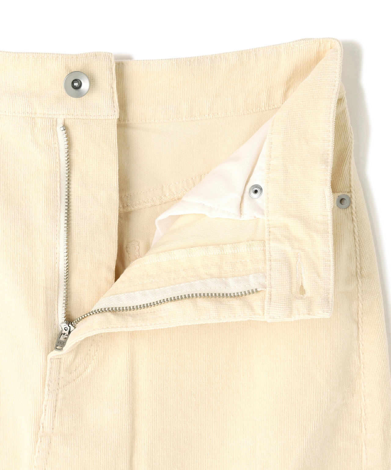 コーデュロイスリットスカート