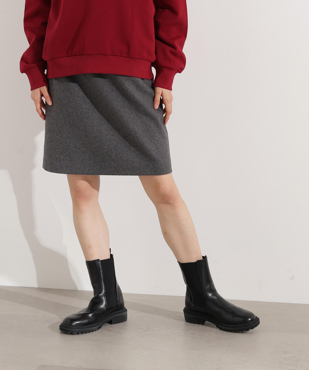 【岸本セシルさん着用】フラノミニスカート