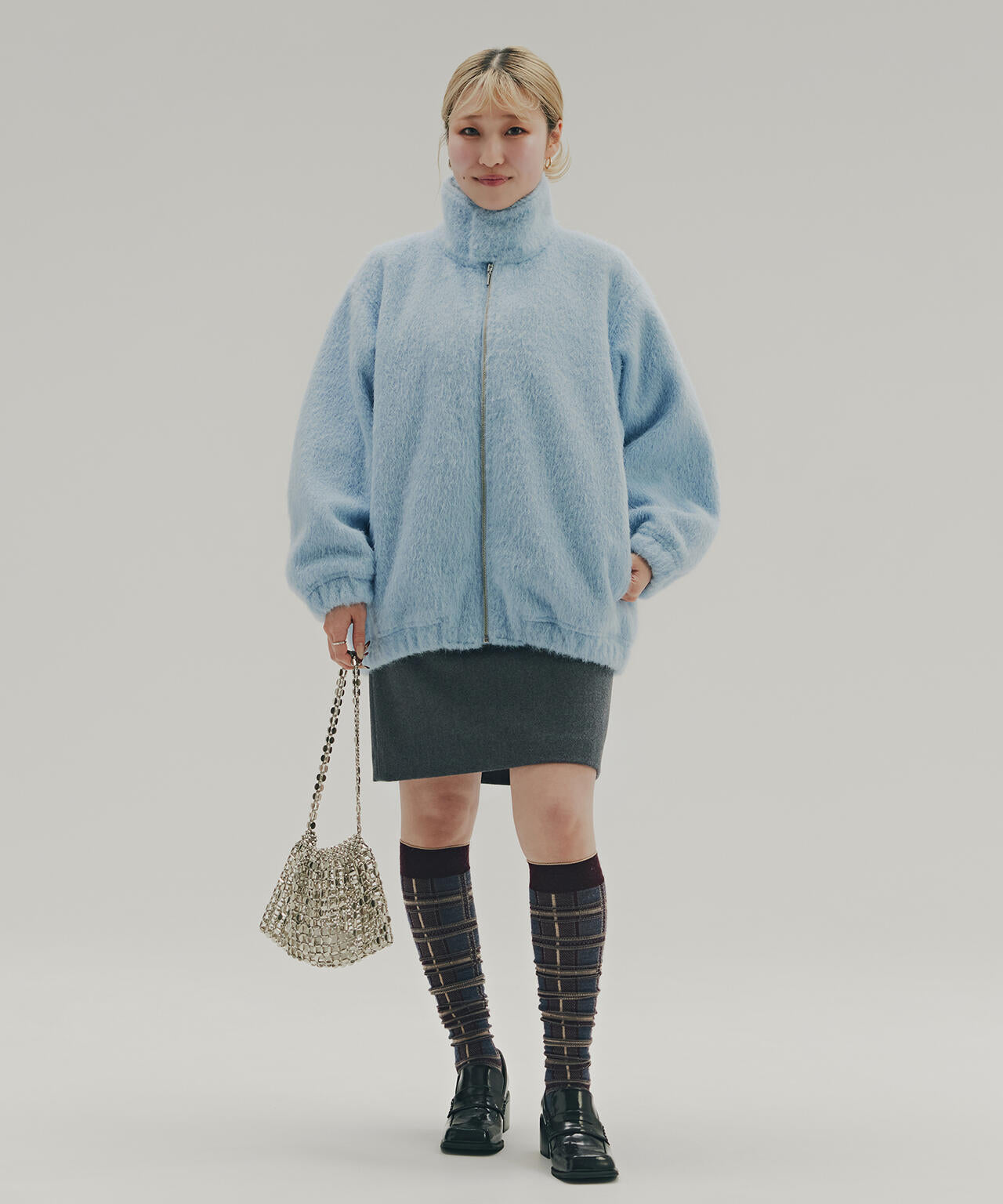 【岸本セシルさん着用】フラノミニスカート