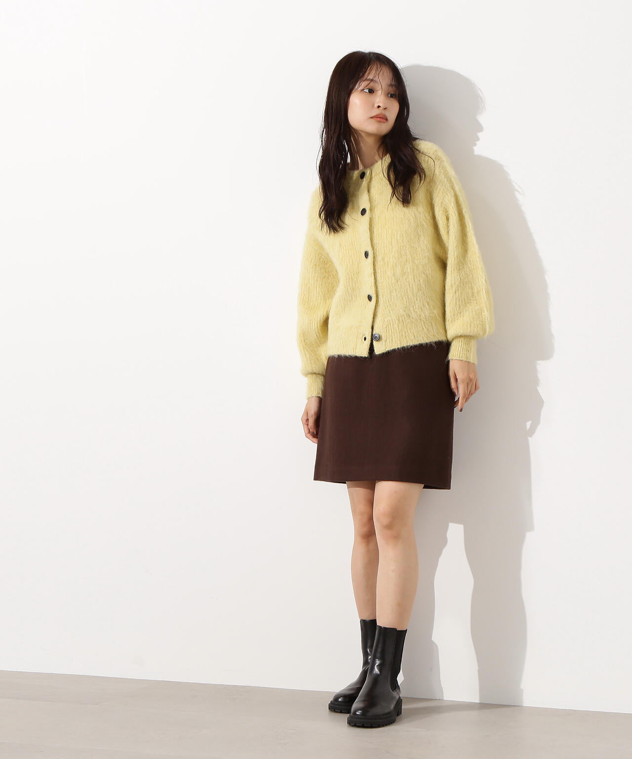 【岸本セシルさん着用】フラノミニスカート