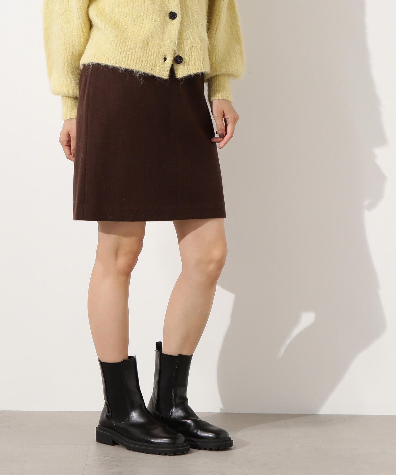 【岸本セシルさん着用】フラノミニスカート