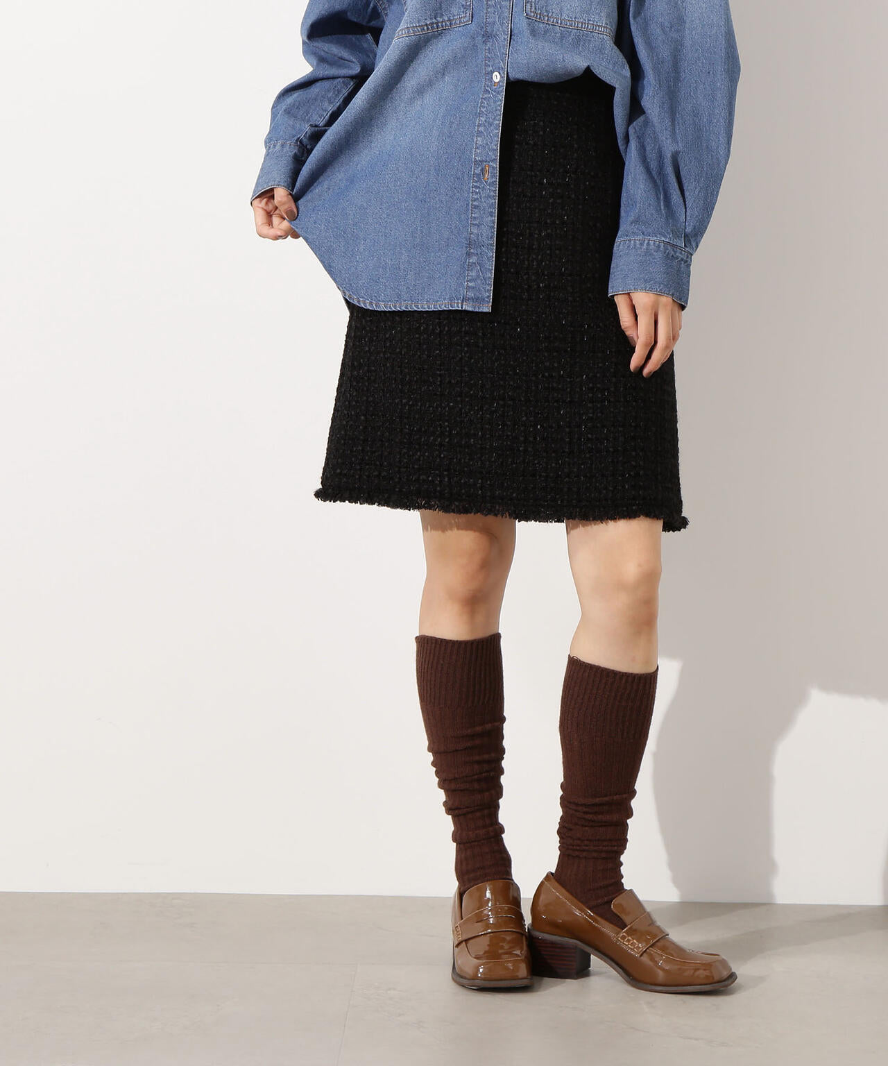 ツイード SETUP スカート