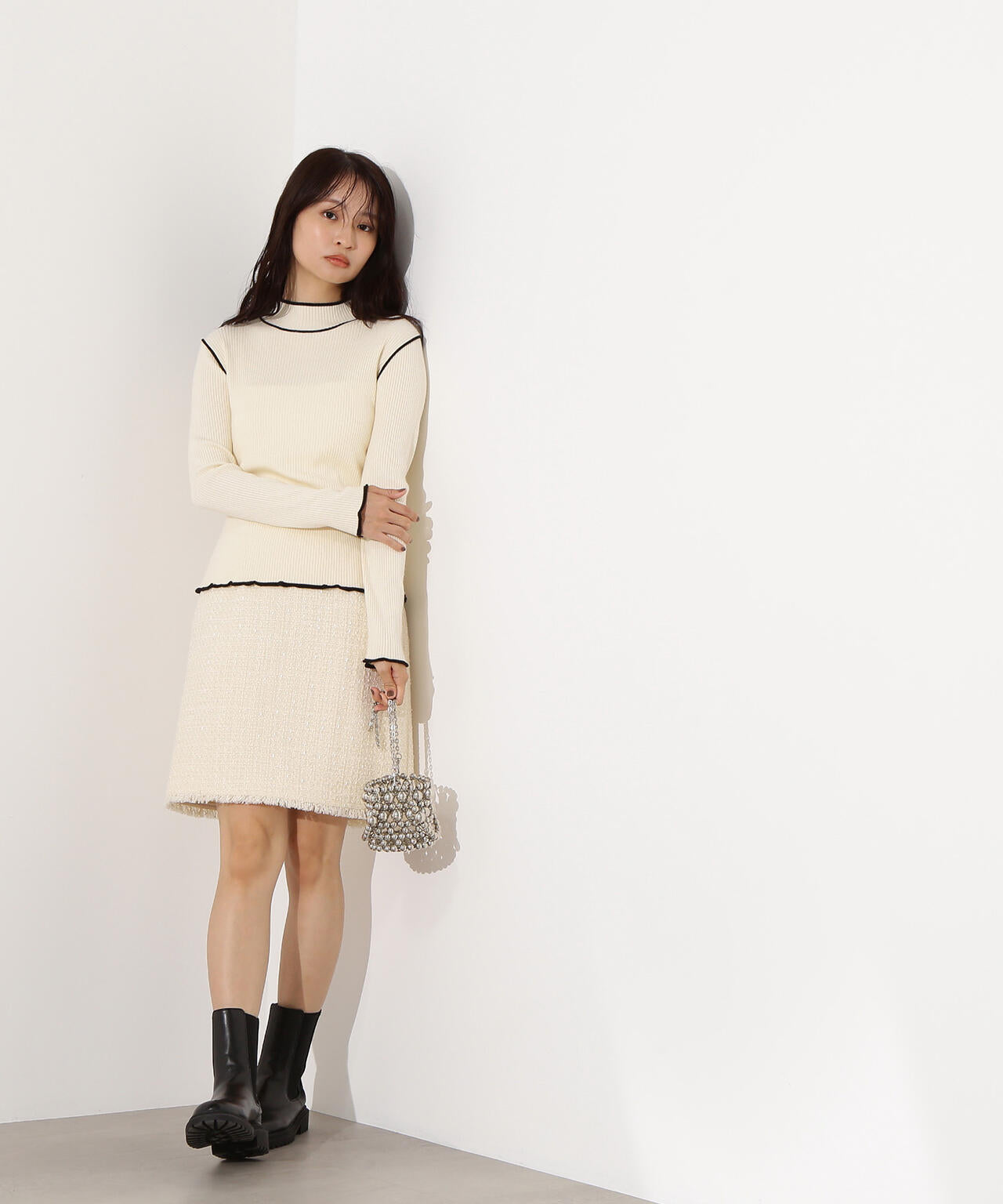 ツイード SETUP スカート