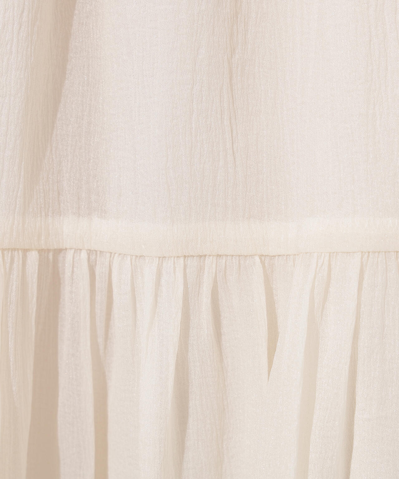 オーガンジーティアードスカート