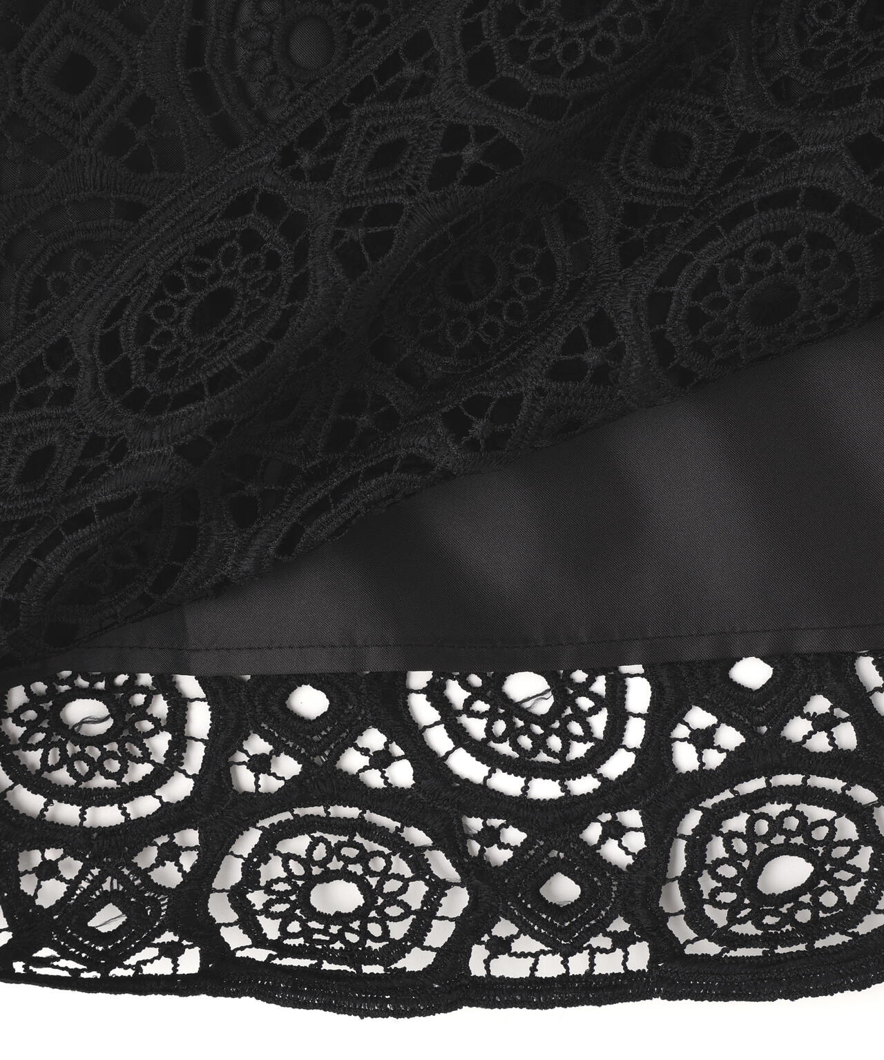 【岸本セシルさん着用】ヴィンテージライクレーススカート