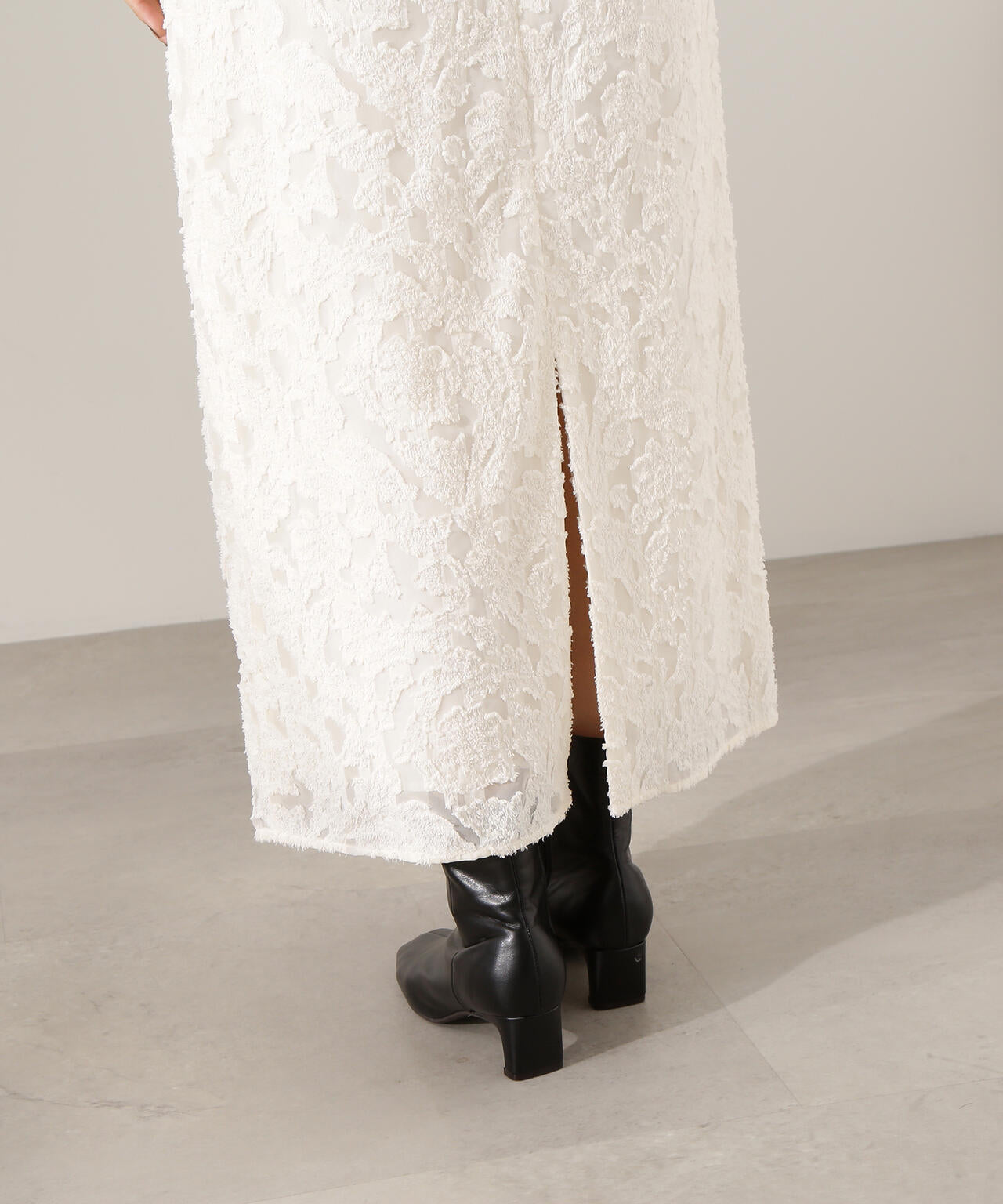 カットジャガードナロースカート