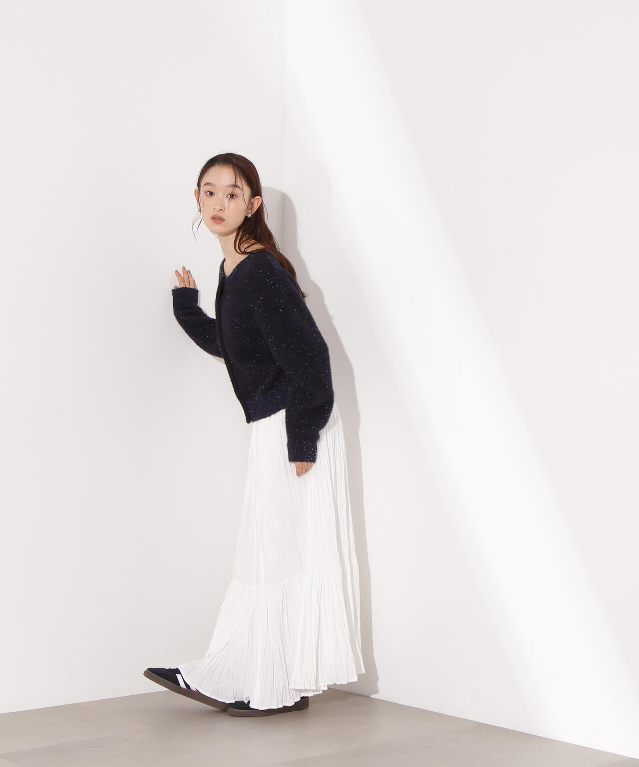 ティアードプリーツスカート