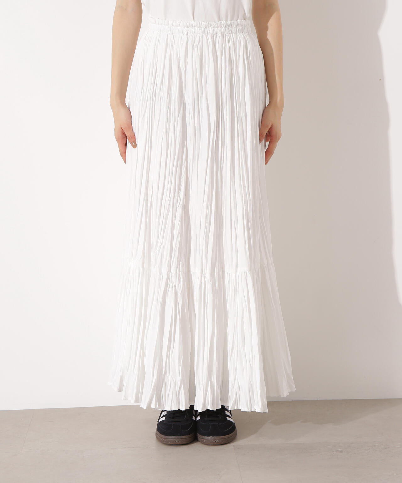 ティアードプリーツスカート